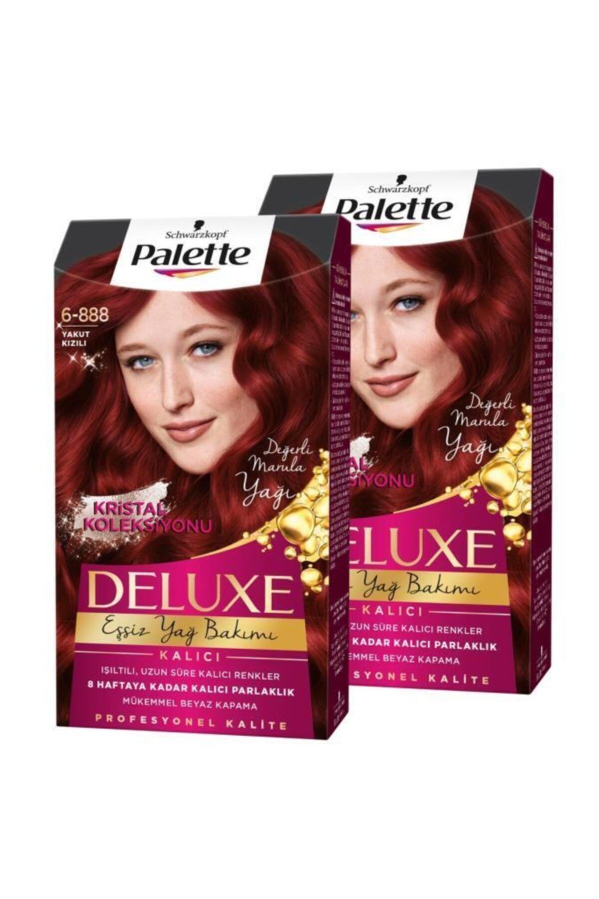 Palette Deluxe 6-888 Yakut Kızılı X 2 Adet