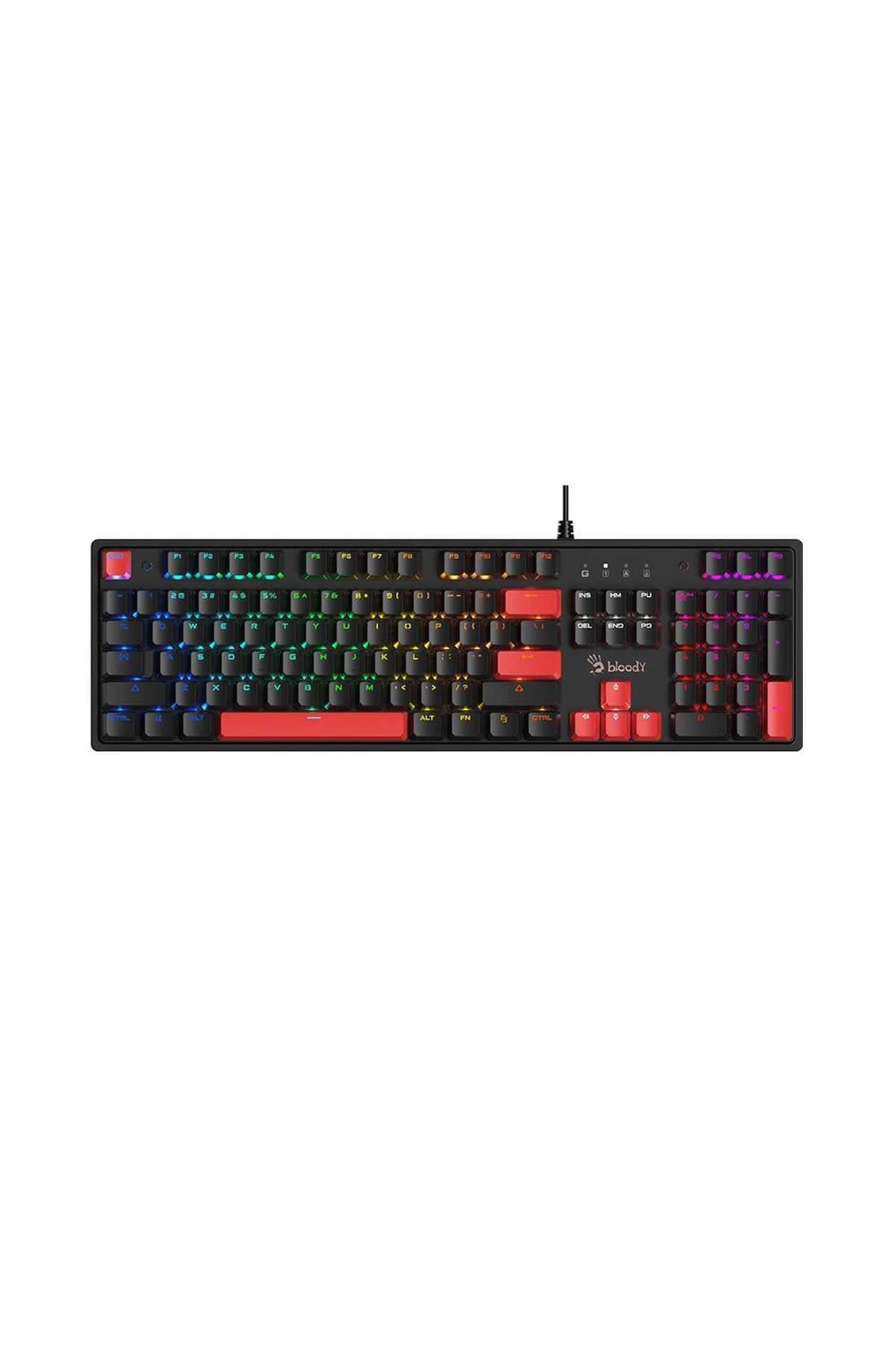 A4 Tech A4TECH BLOODY S510R Q RGB MEKANIK KABLOLU MEKANIK GAMING KLAVYE