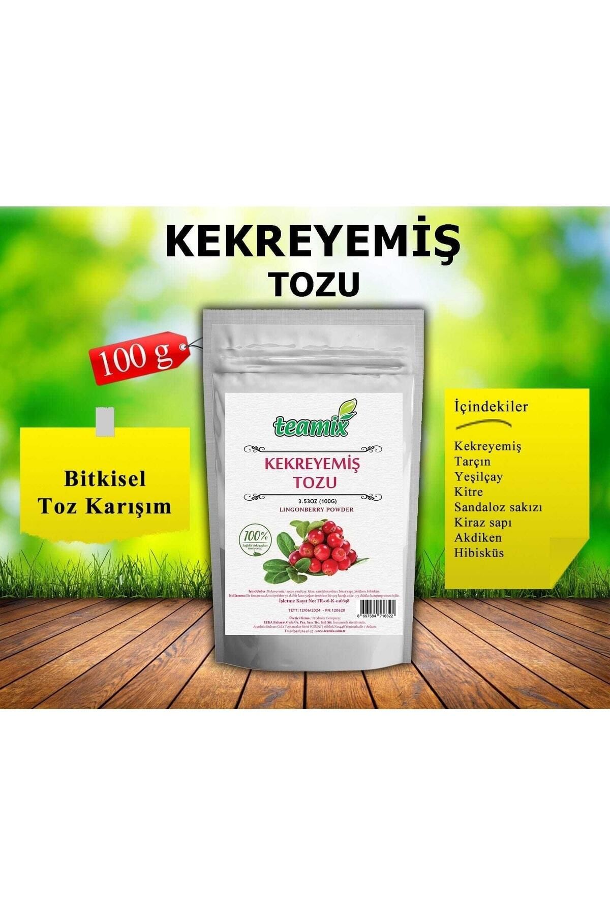 teamix Kekreyemiş Tozu Çay 100 gr
