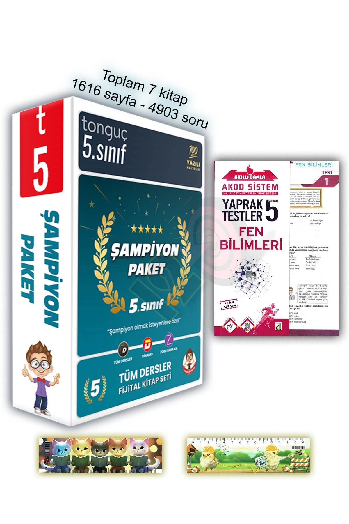 Tonguç Yayınları 5. Sınıf Şampiyon Paketi (7 KİTAP) Yaprak Test