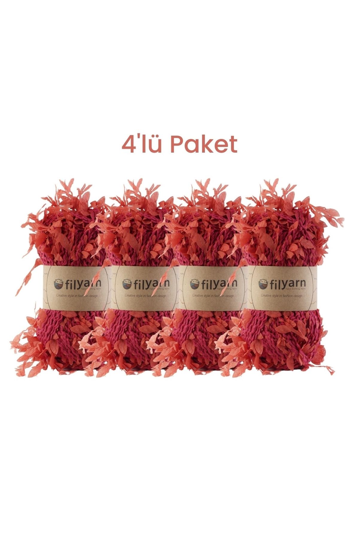Filyarn Sonbahar 4'lü Set, Örgü Ipi, Aksesuar Ipi, Dekor Ipi, Kazak Ipi, Süsleme Ipi, Hırka Ipi, Şal Ipi, Ye