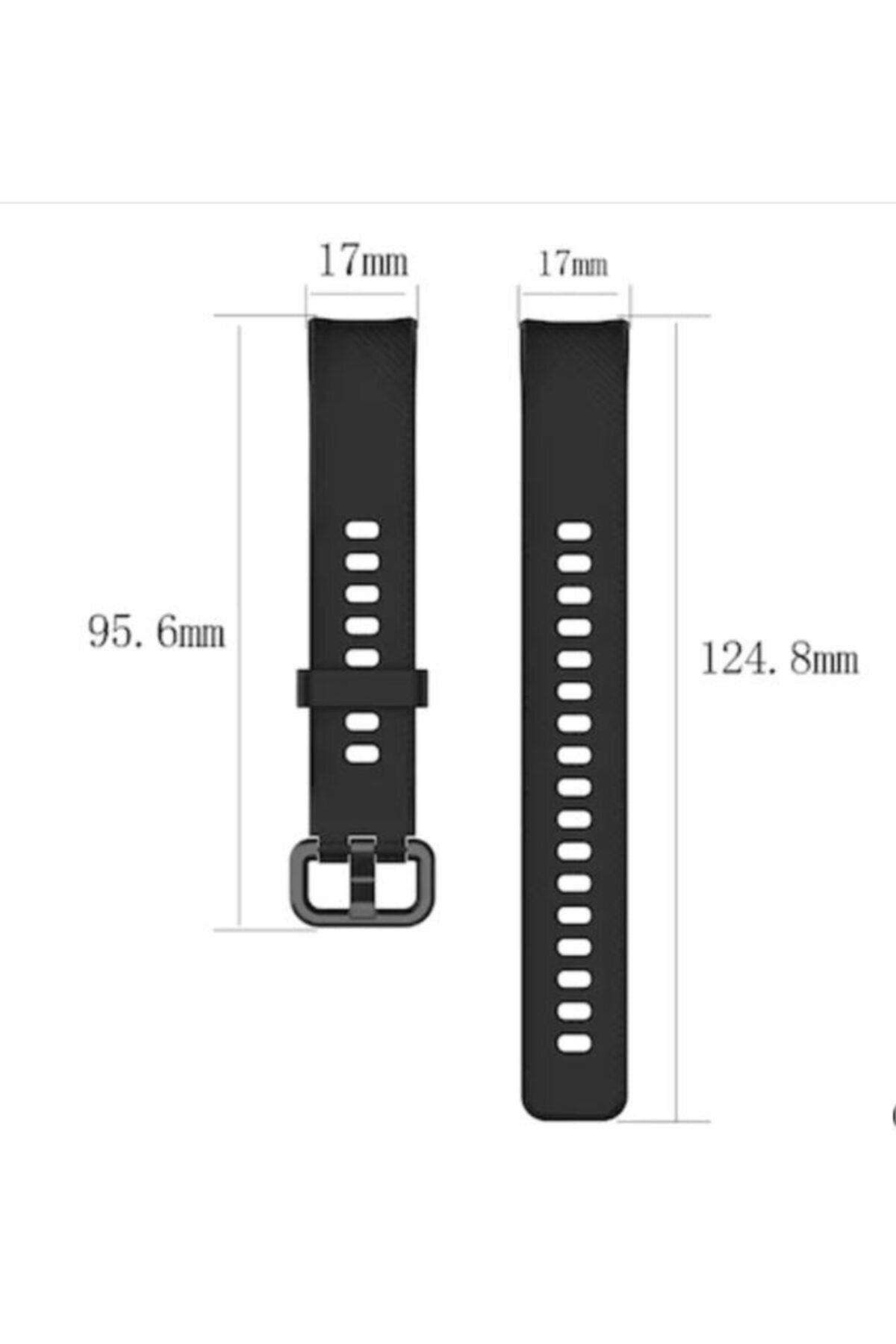 HONOR ACCESSORIES Honor Band 4 / Band 5 Siyah Silikon Kordon Kayış (ÜRÜN SADECE KORDONDUR)