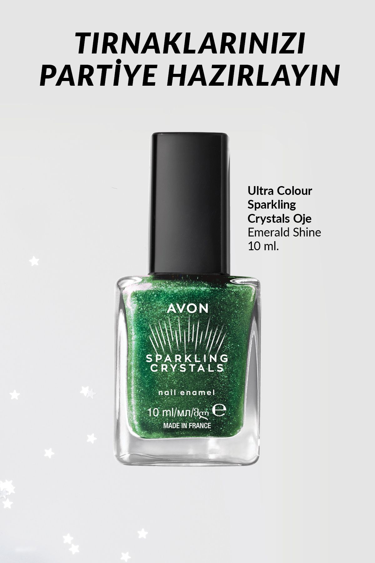 Avon Ultra Colour Sparkling Crystals Oje - Emerald Shine