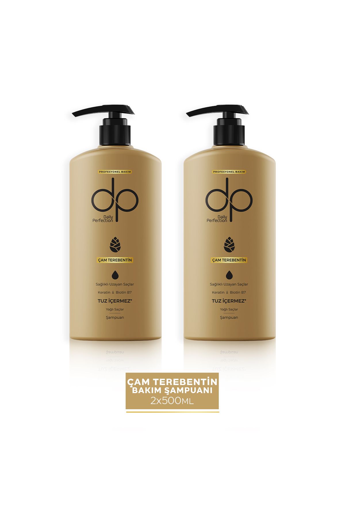 dp Daily Perfection Şampuan Çam Terebentin 500 ml X 2 Adet