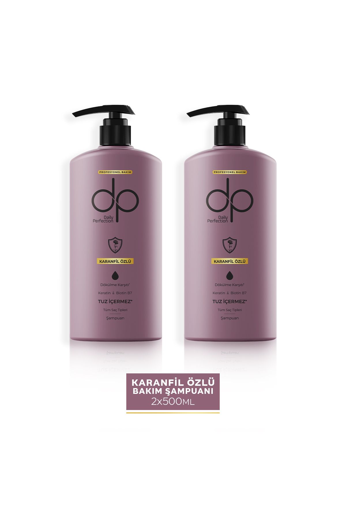 dp Daily Perfection Şampuan Karanfil Özlü 500 ml X 2 Adet