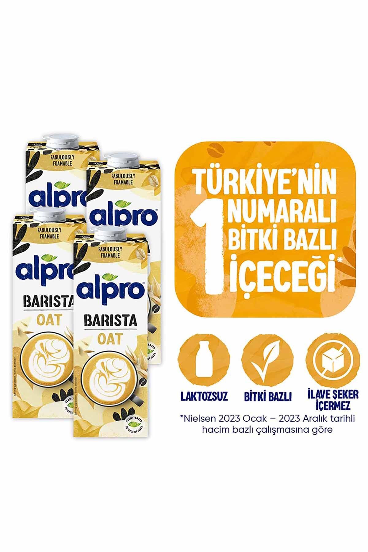 Alpro Barista Yulaf Sütü 4x1L