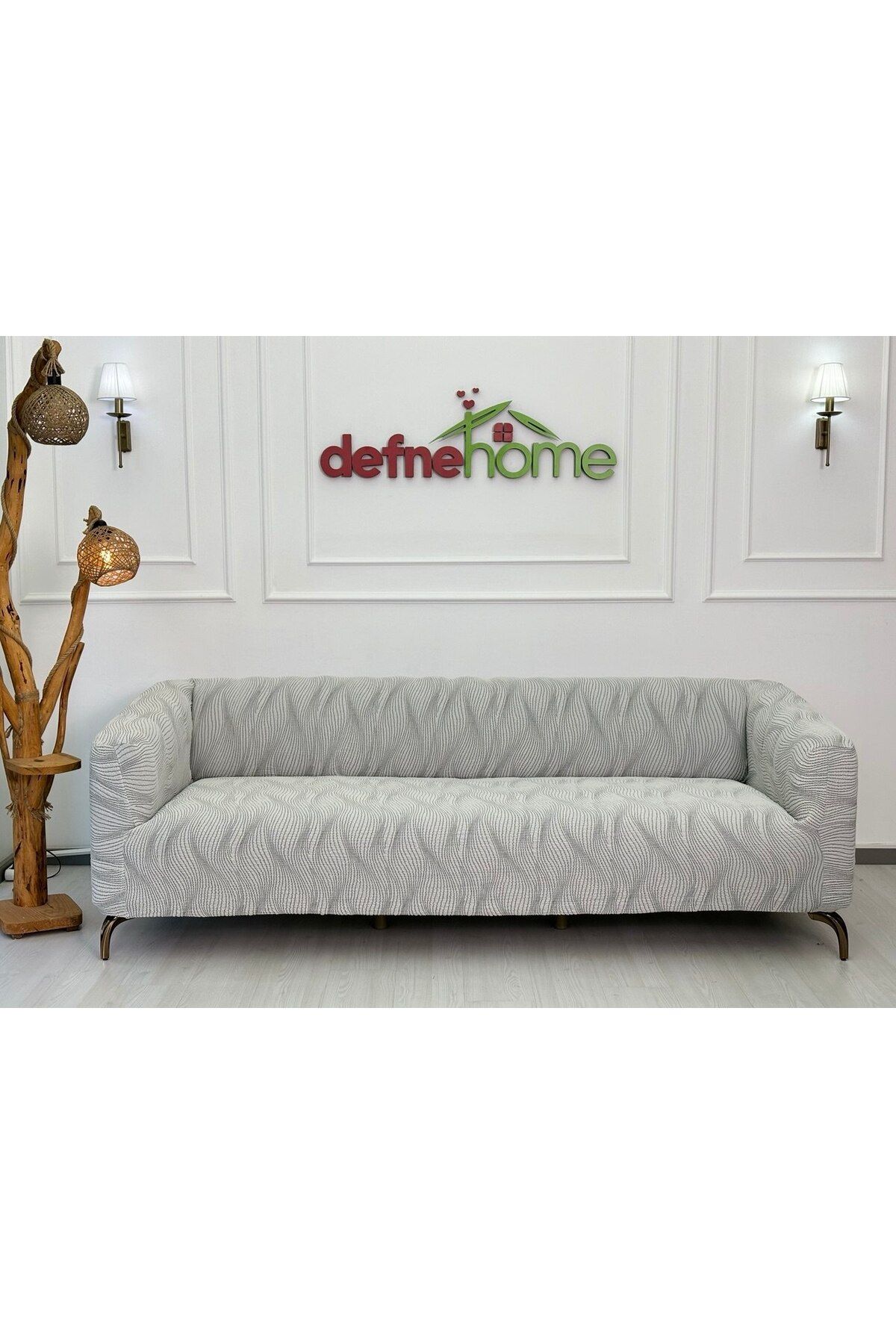 Defne Home Kalın Krokan 3311 Lastikli Kanepe Koltuk Örtüsü < Çekyat Örtüsü < Koltuk Örtüsü