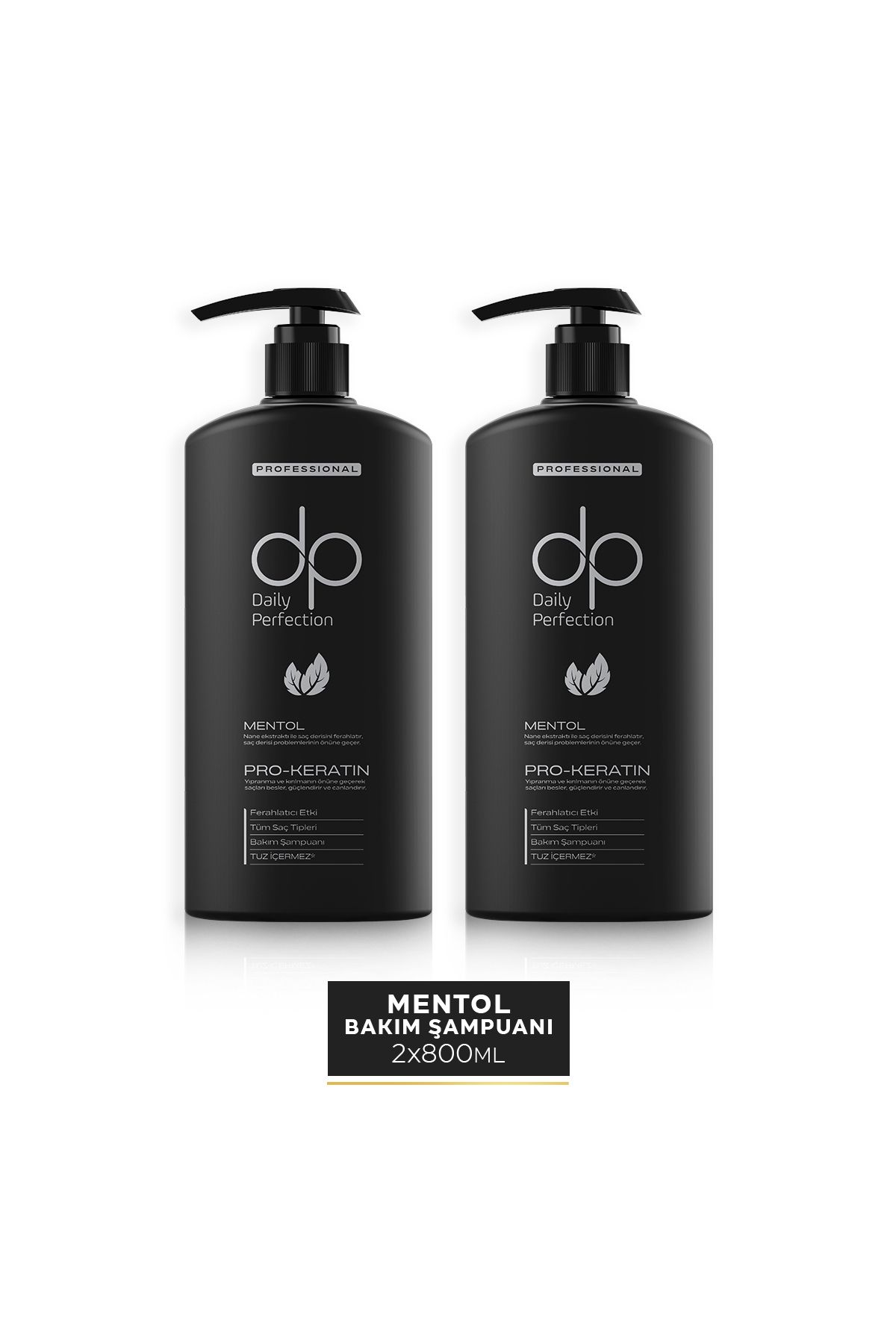 dp Daily Perfection Şampuan Mentol 800 ml X 2 Adet