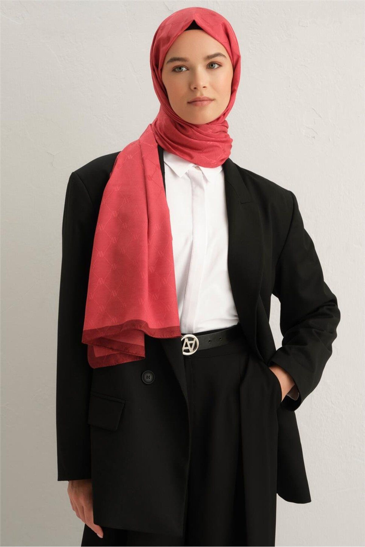 Armine Trend Monogram Şal 2 118 139