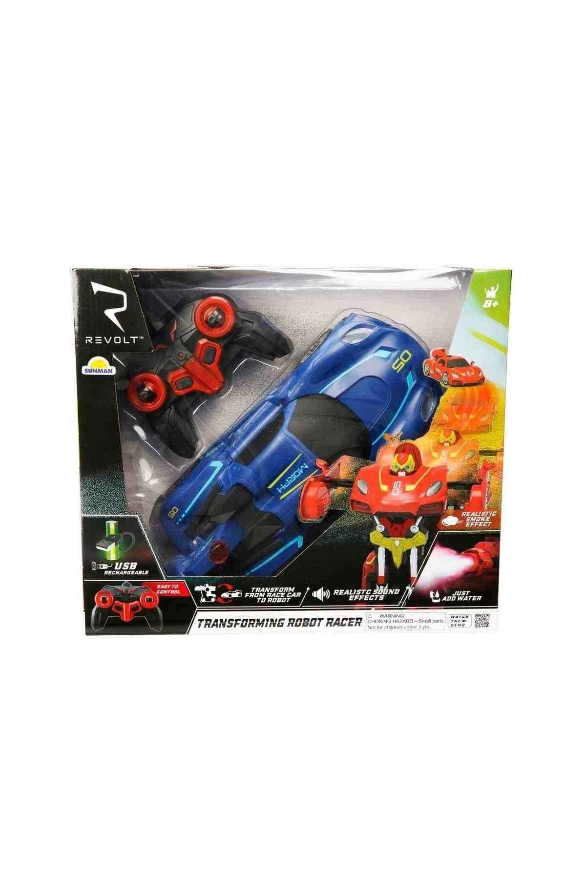 Sunman SUN-SYM-RVT-R/C F/F TRANSFORMING ROBOT RACERS SES/IŞIK 2R.