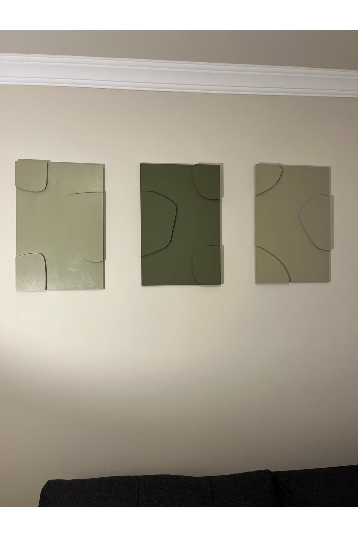 CIGILWOOD TAŞLAR AHŞAP BOHEM TABLO 3’set