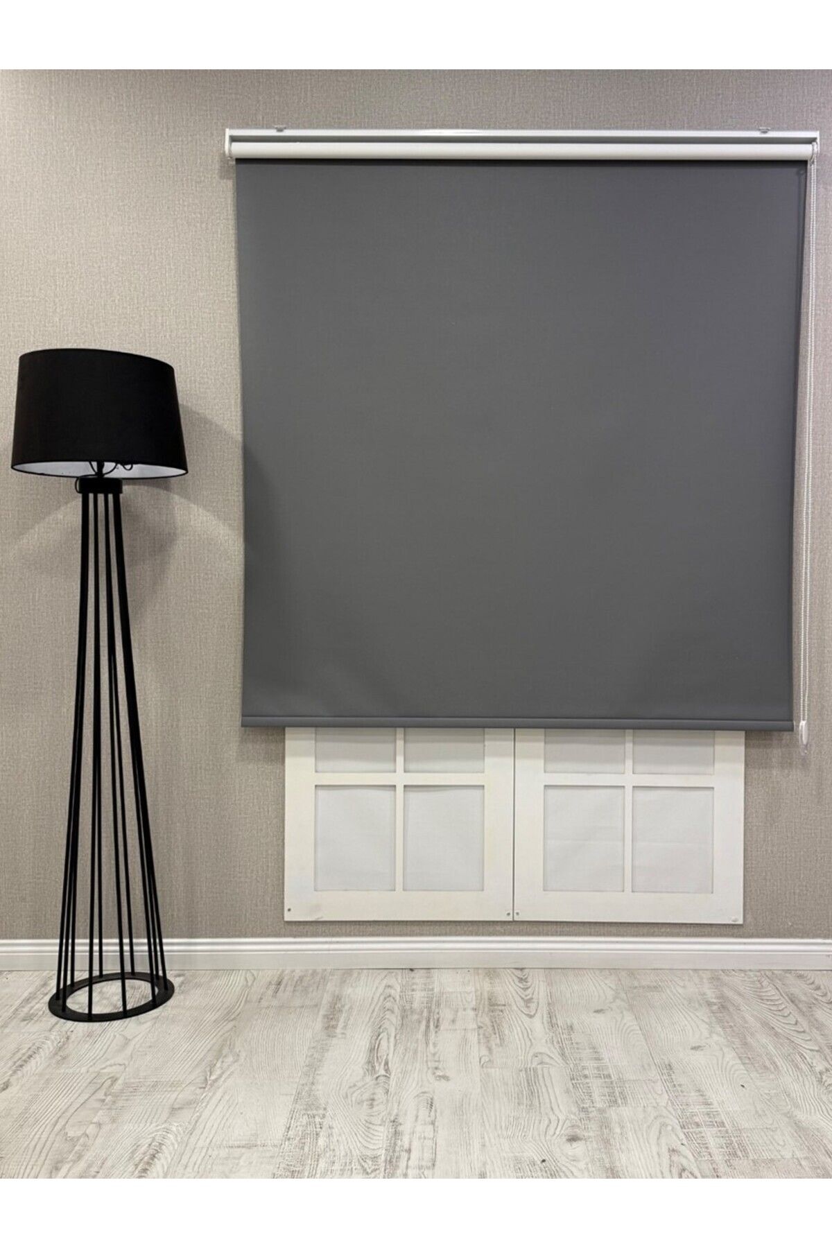 mep mekanik %100 Işık Geçirmez Blackout Stor Perde Antrasit Gri