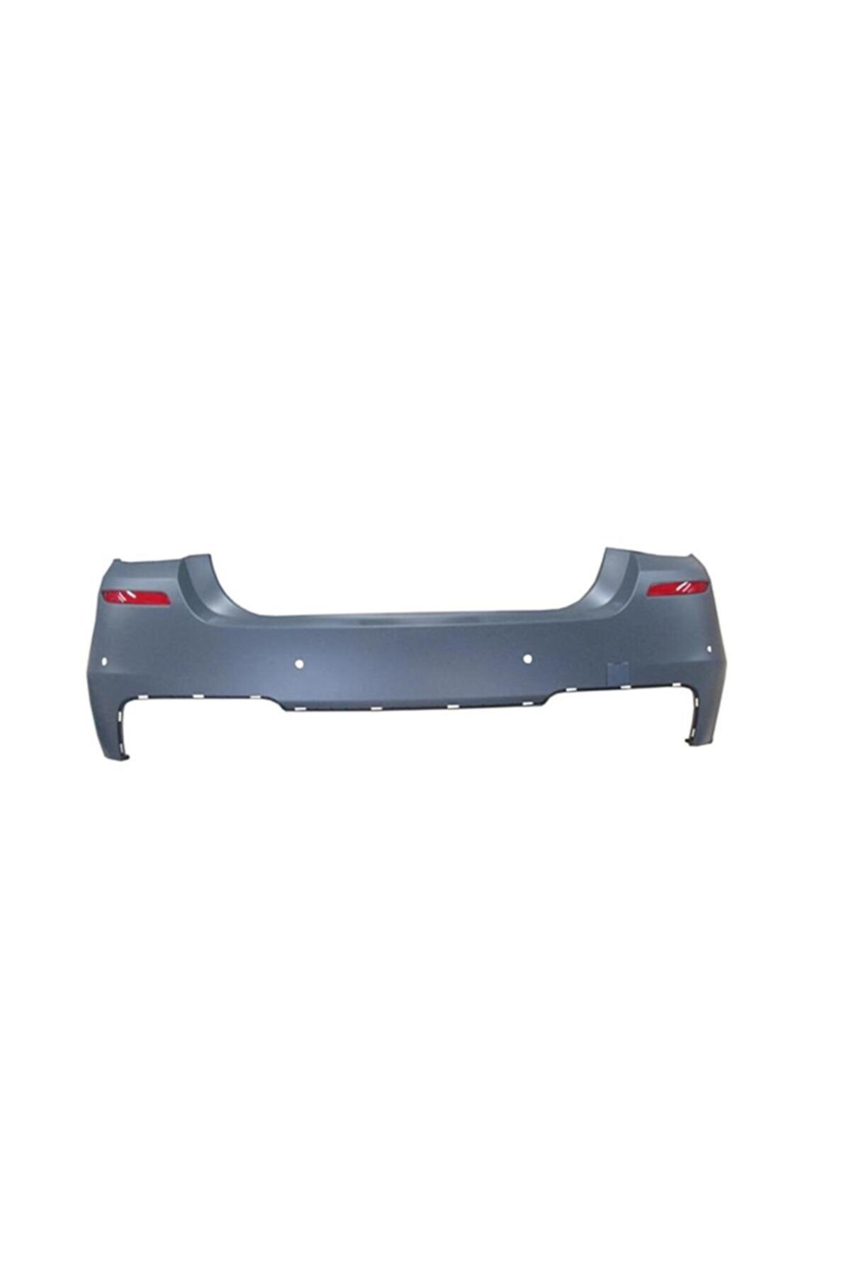 BMW 5 SERI- F10- 10/16; ARKA TAMPON (SENSÖR DELİKLİ)(ÇEKİ DEMİRİ KAPAKLI) (M-PAKET)