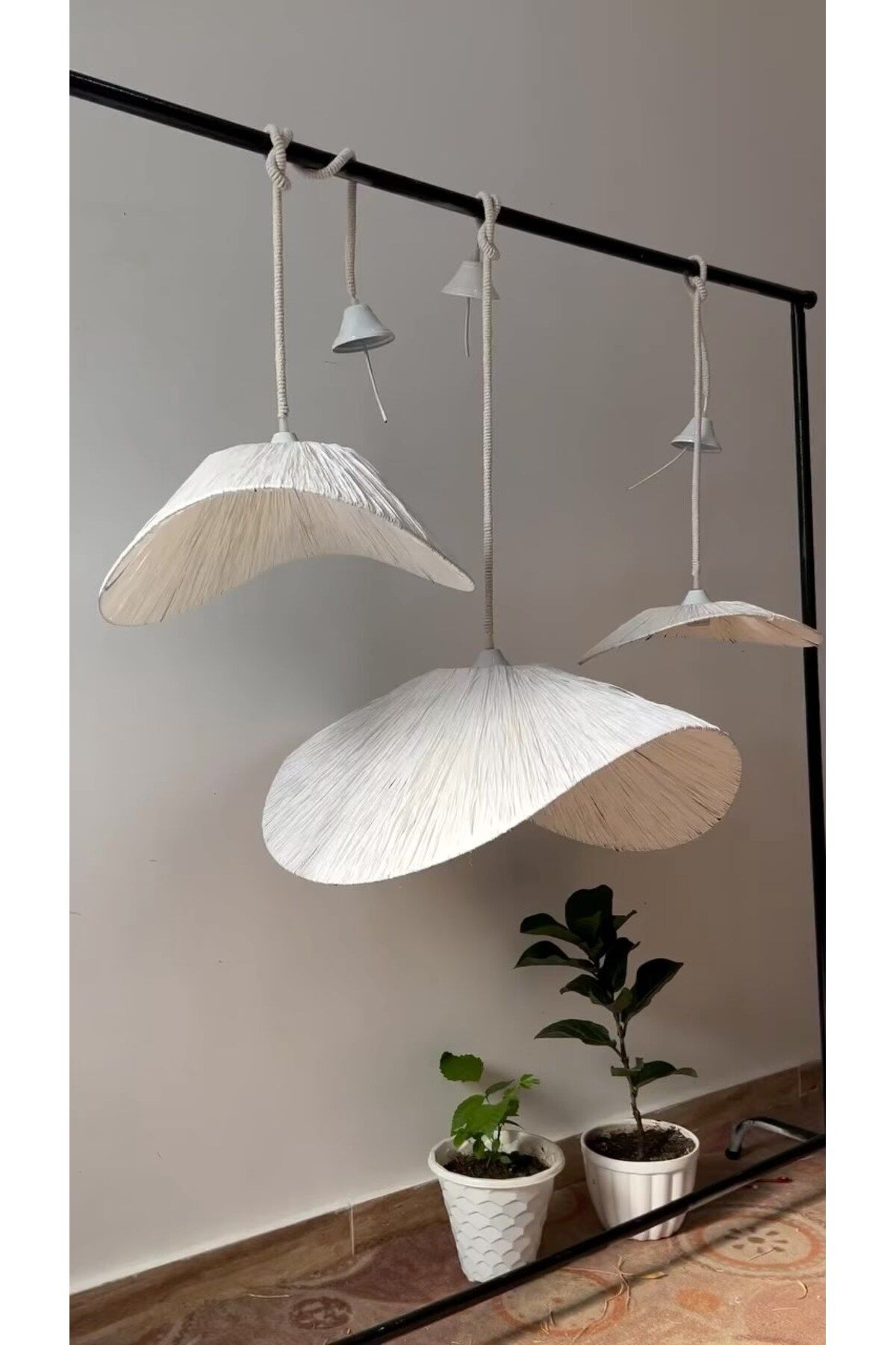 luminart LUMİNART rafya avize mutfak avize el yapımı doğal avize hazeran avize