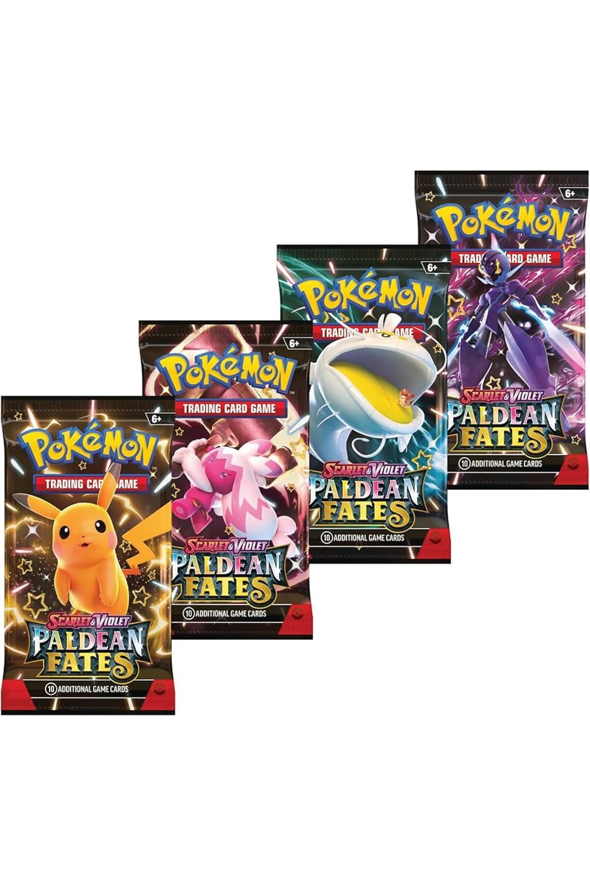 Abetto Market Pokemon Paldean Fates  Scarlet&Vıolet Seri 4 Paket Oyun Kartı