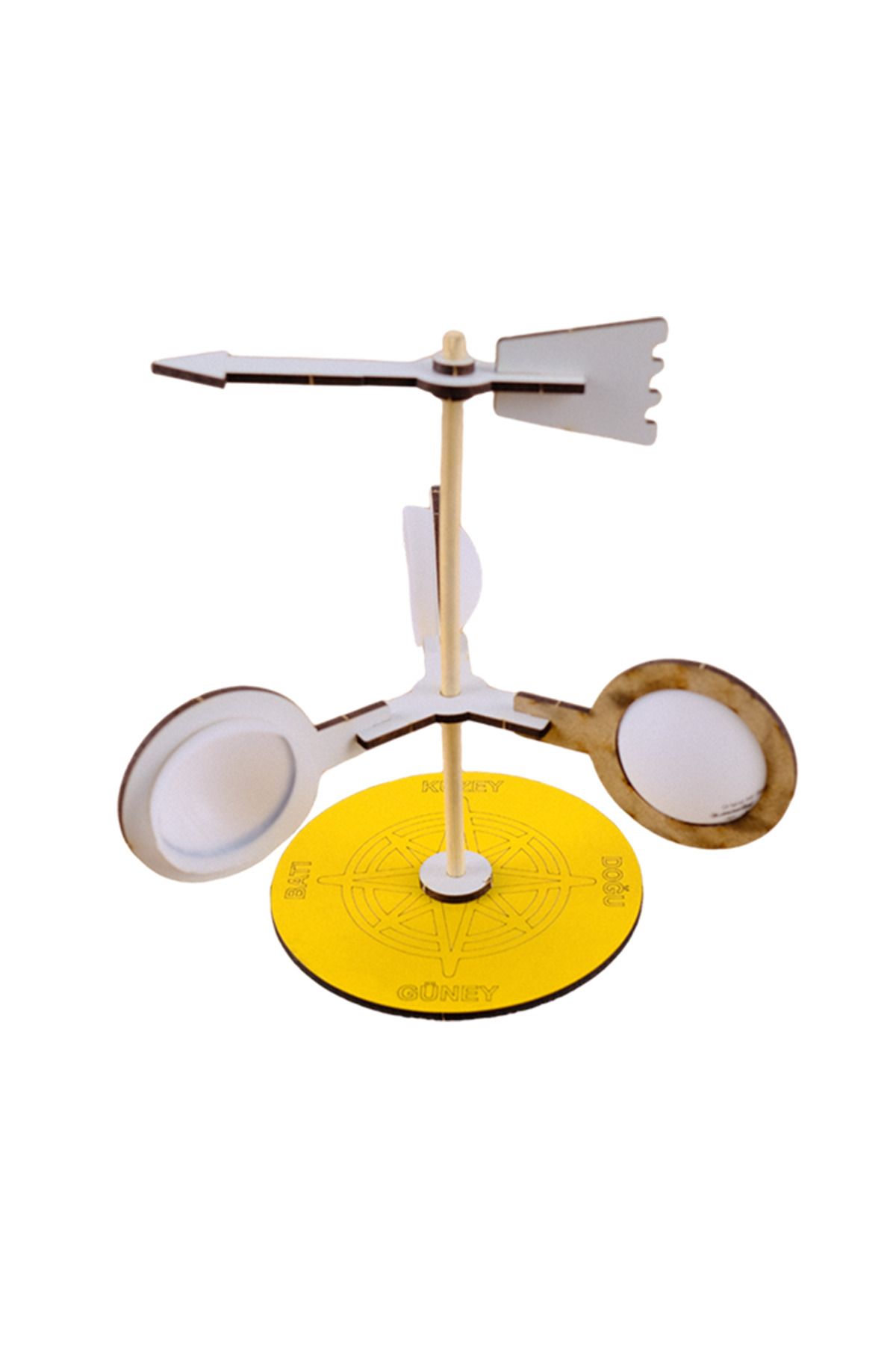 Lapin Deney Atölyesi Anemometre – Kendin Yap Stem Bilim ve Deney Seti - DIY Montessori Eğitim - Maker Set