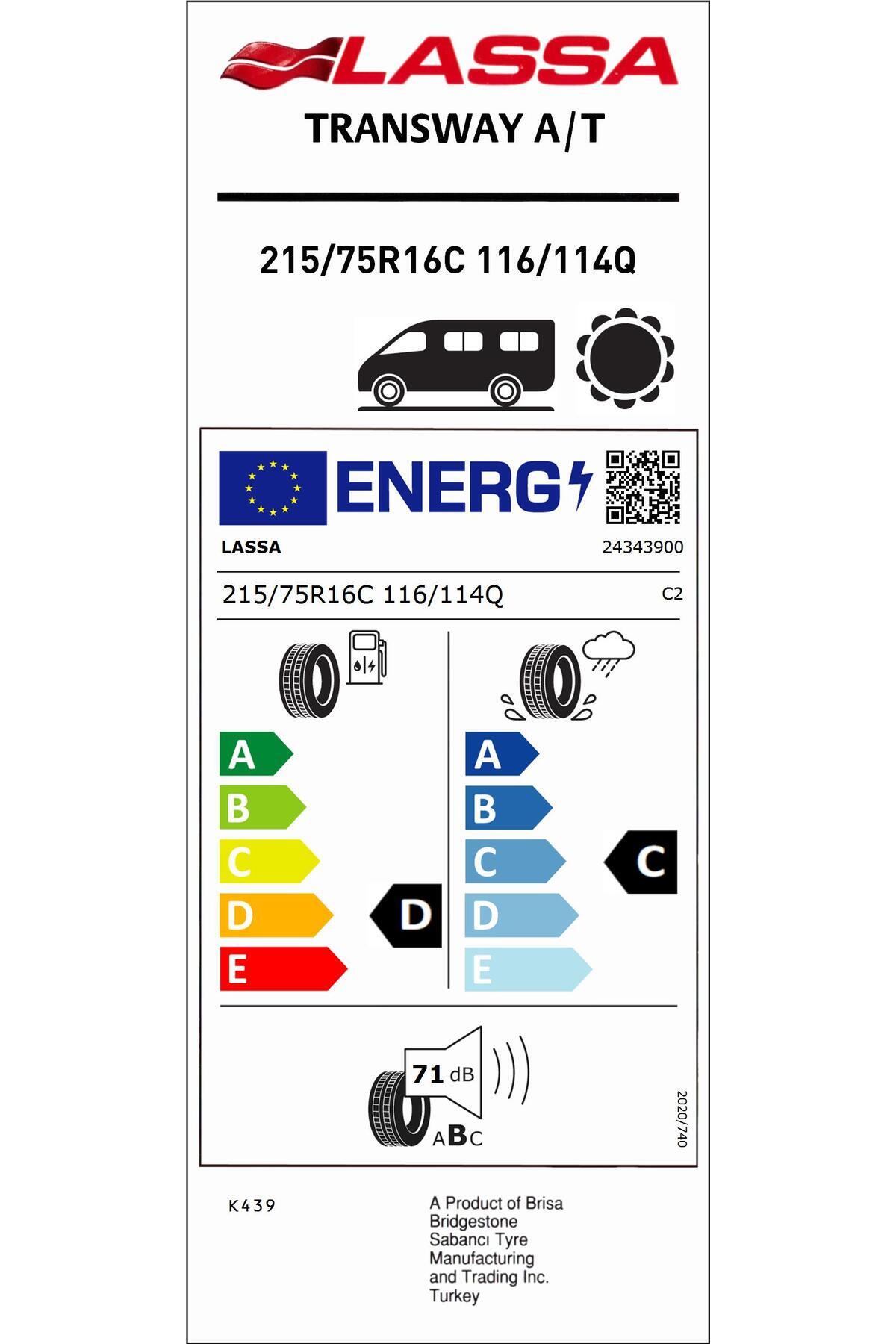 215/75R16 Transway 116/114Q 10Pr Yaz Lastiği  Üretim692021
