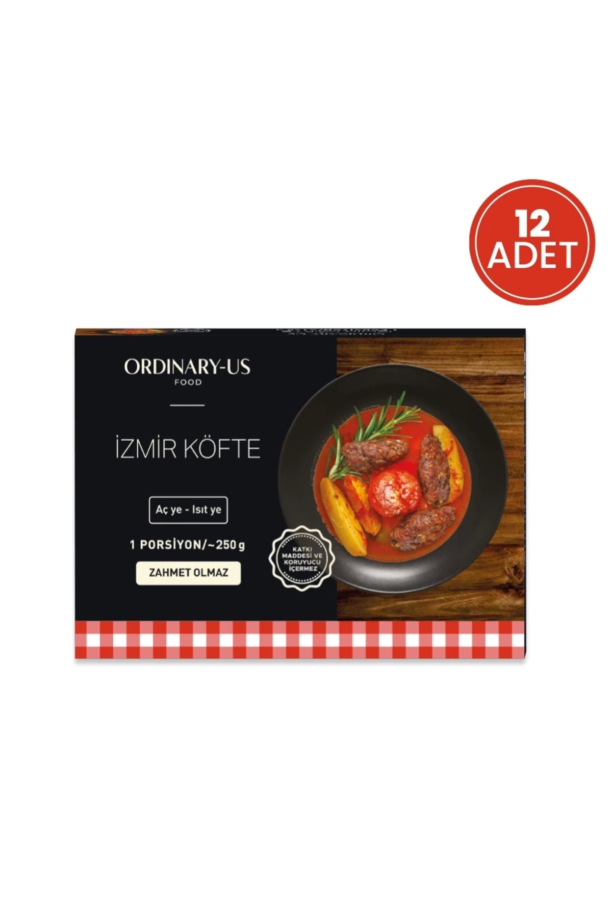 Ordinary-Us Fresh & Food İZMİR KÖFTE 12'Lİ HAZIR YEMEK