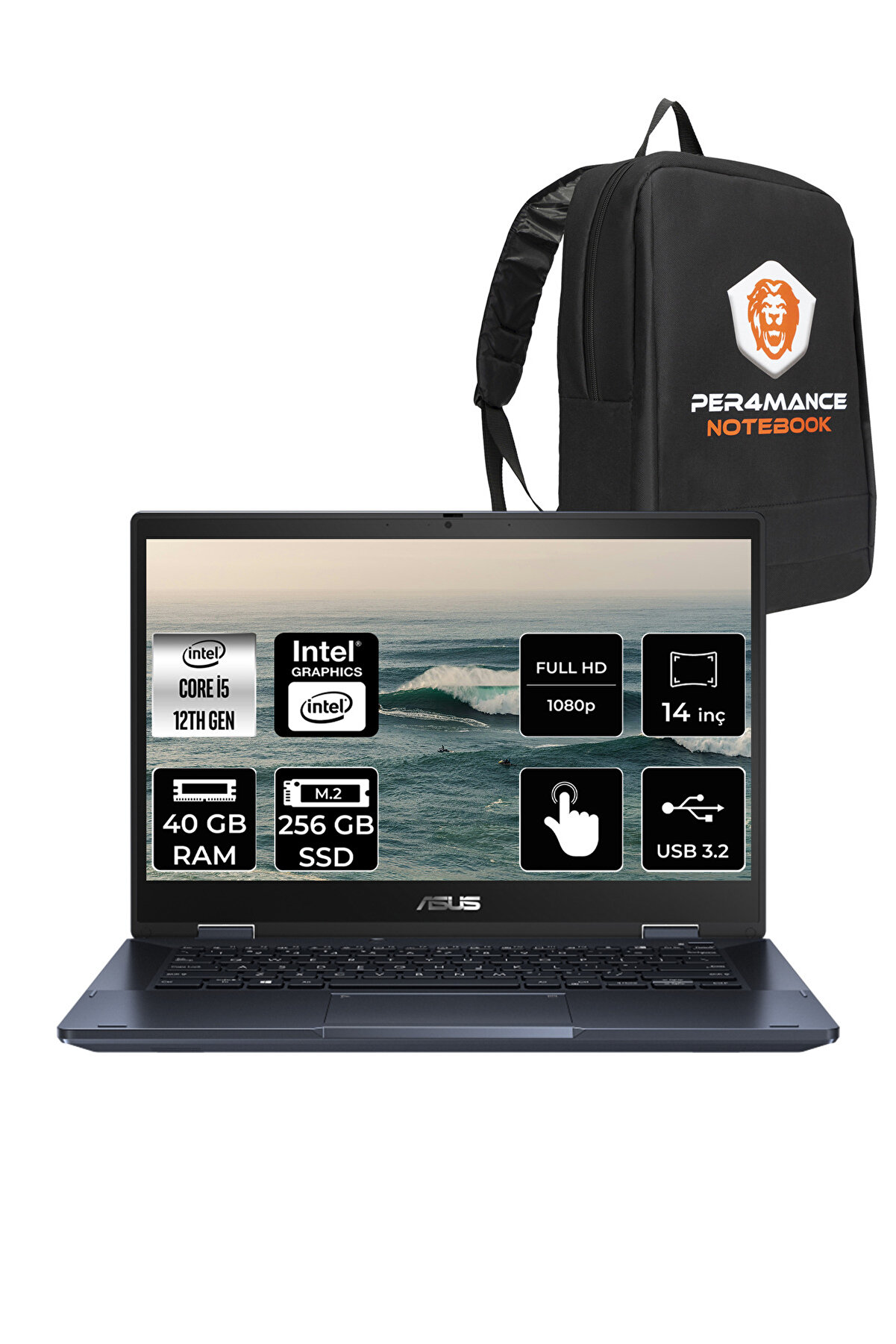 Expertbook B3 Flip i5 1235U 40GB RAM 256GB SSD 14