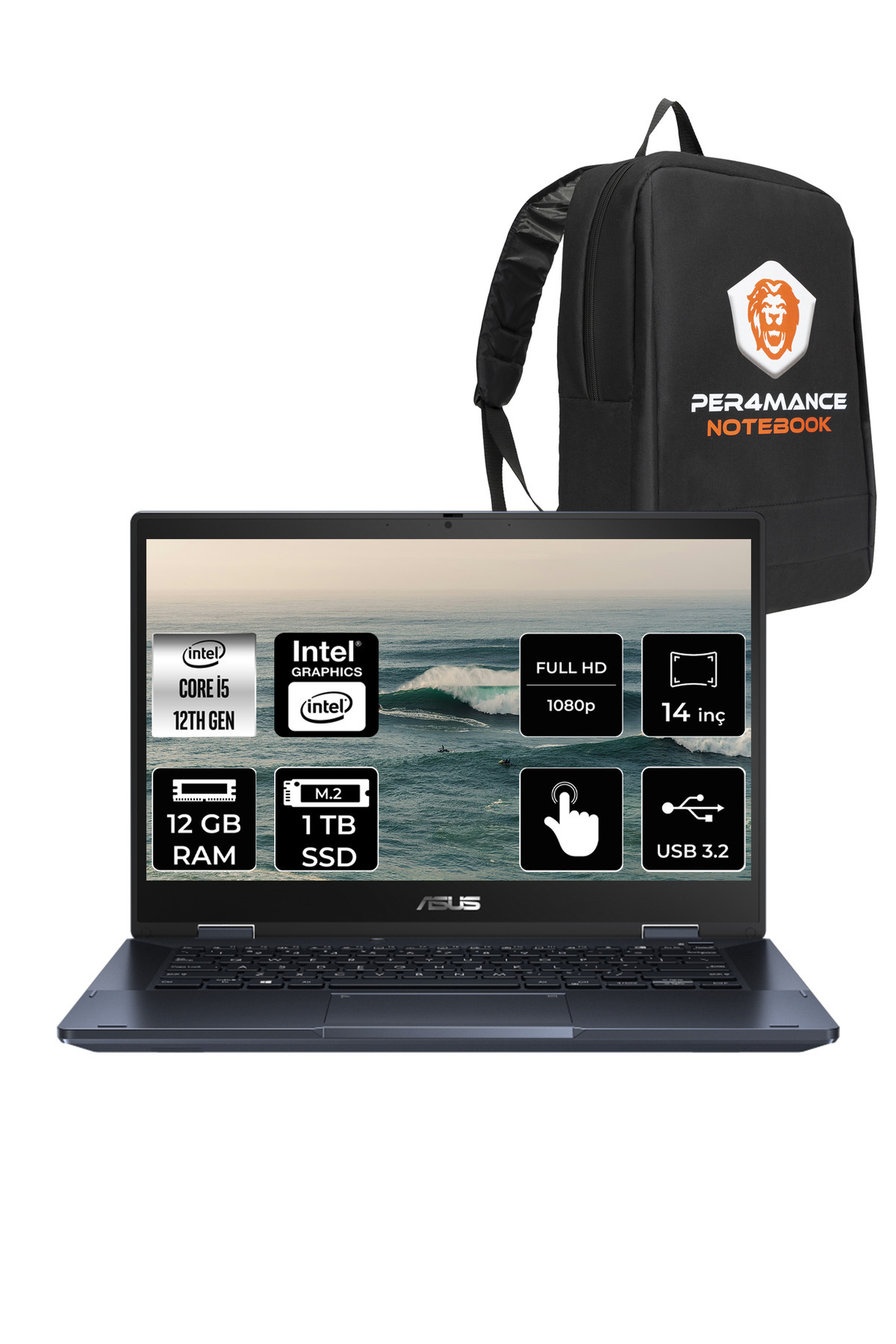 Expertbook B3 Flip i5 1235U 12GB RAM 1TB SSD 14