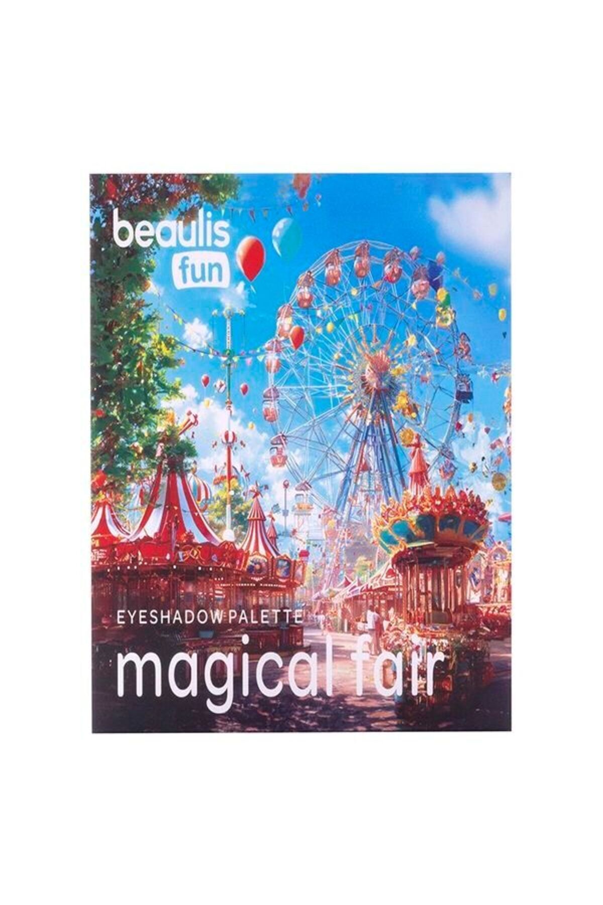 beaulis Fun Magical Fair 16'lı Far Paleti 712 Rainbow EYESHADOW PALETTE CANLI RENKLER