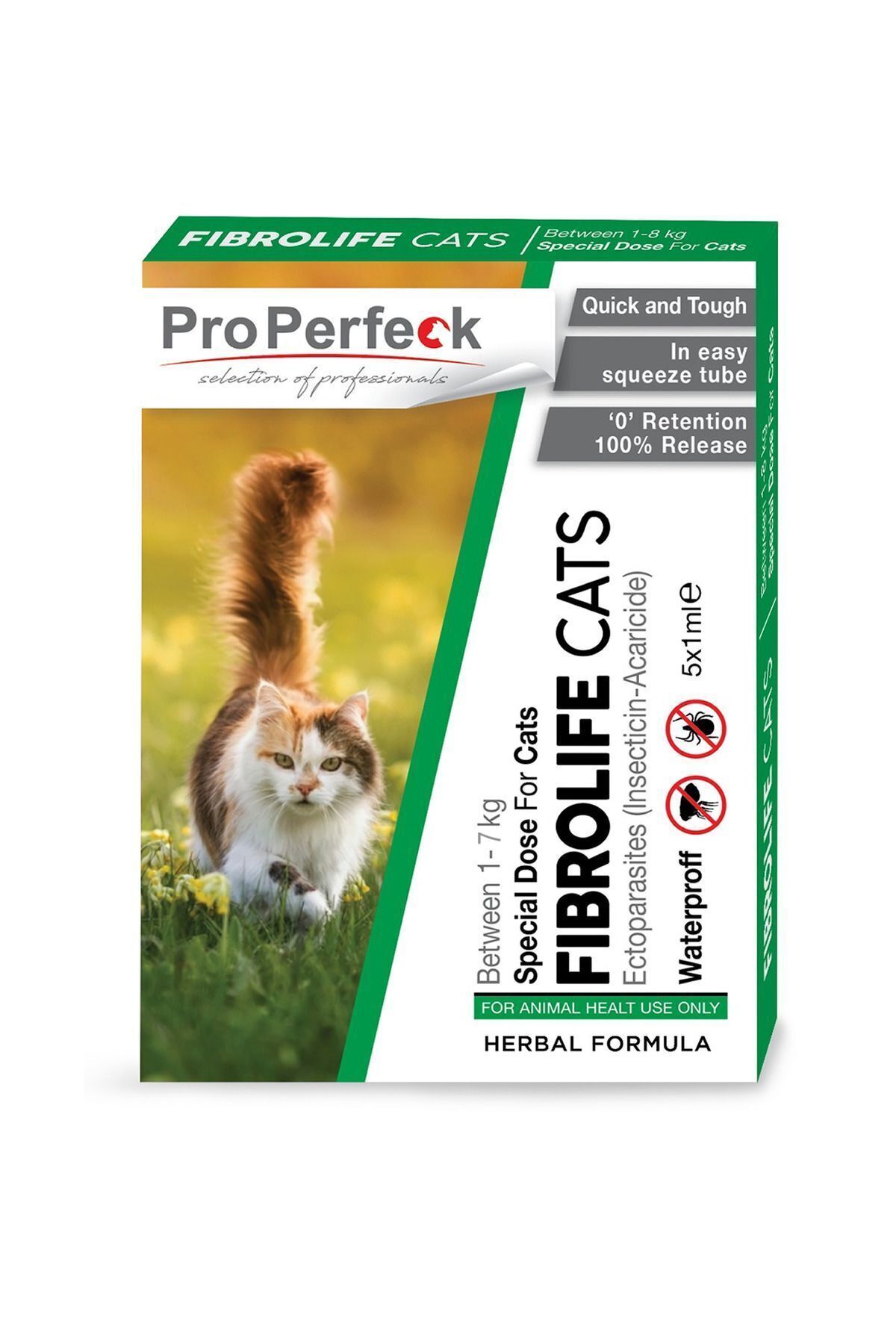 Genel Markalar Kedi Ense Bit Pire Kene Deri Bakımı Bitkisel Damla Dış Parazit (1-7 Kg)