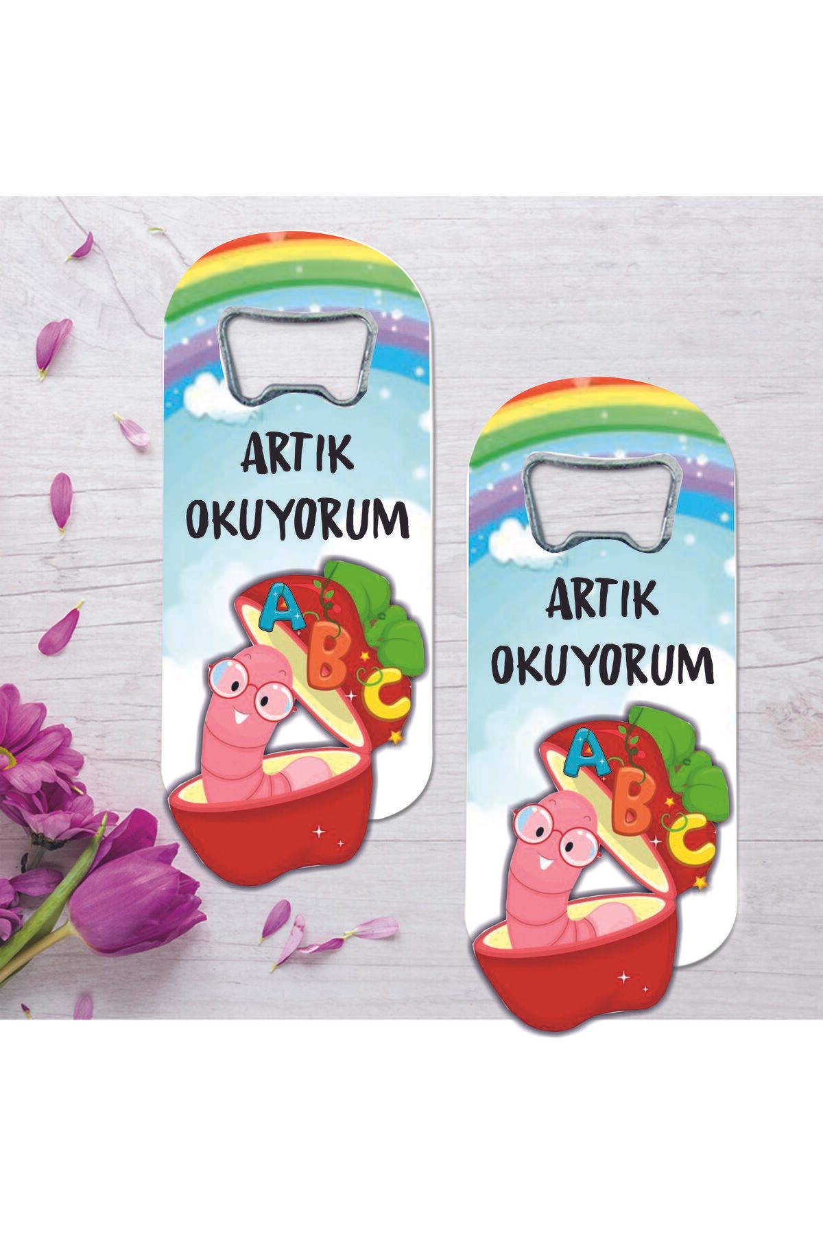 Ege ajans 10 adet artık okuyorum yazılı açacak magnet
