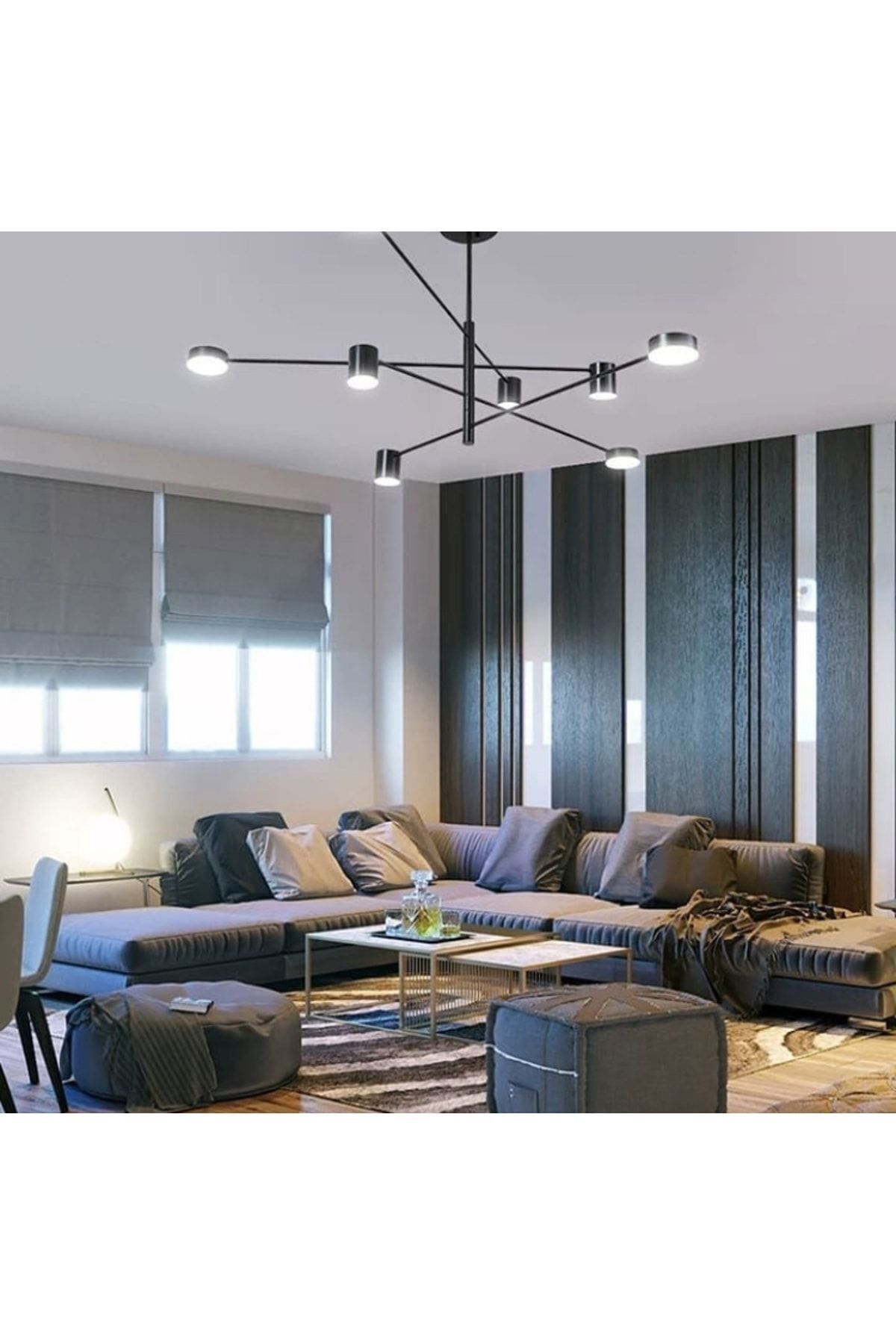 voxlamp lighting solutions Polyp Samsung Ledli Ahtapot 100cm -6/10 Cm Spot Led Avize