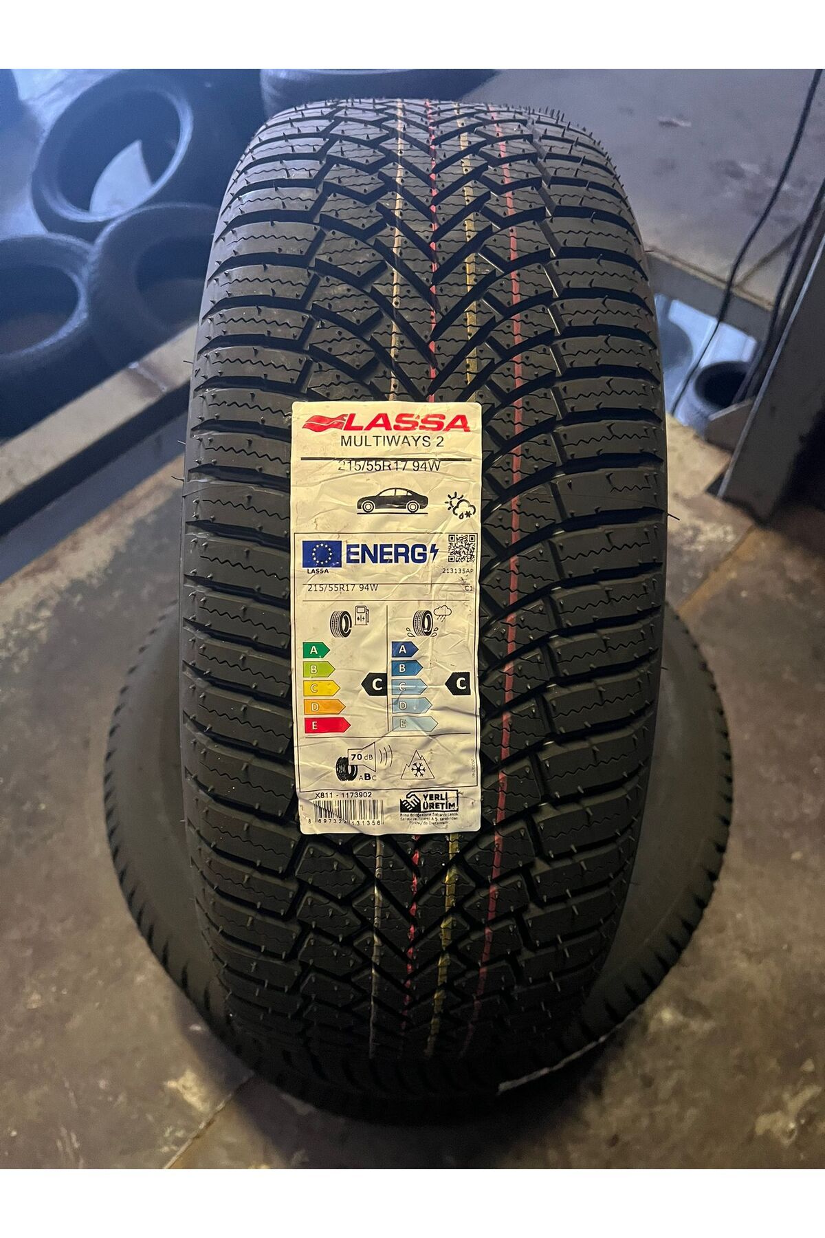 215/55 R17 94W MULTIWAYS 2 M130S / SFM DÖRT MEVSİM 2024 ÜRETİM LASSA