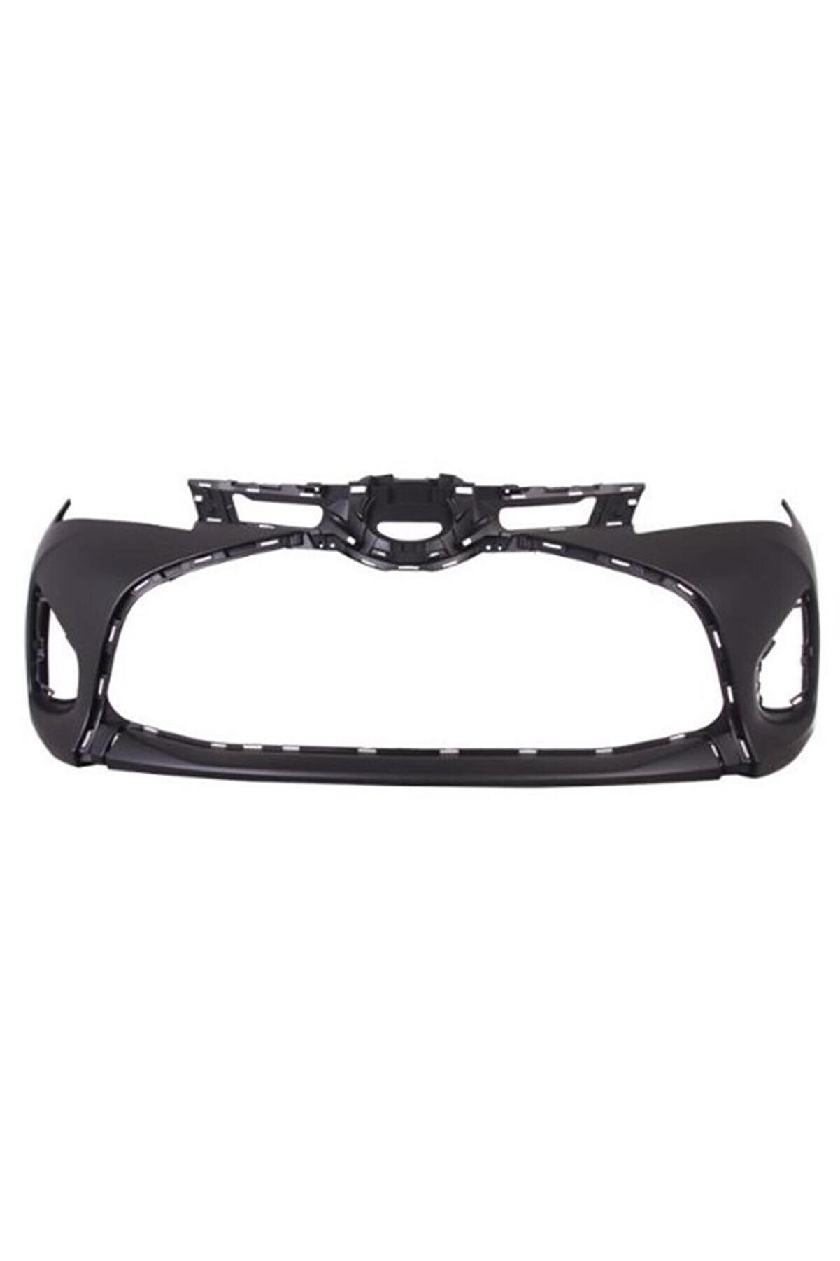OEM NO 52119-0U927 UYUMLU TOYOTA YARIS 14/16 ÖN TAMPON SİYAH (SİS/PANJUR DELİKLİ)
