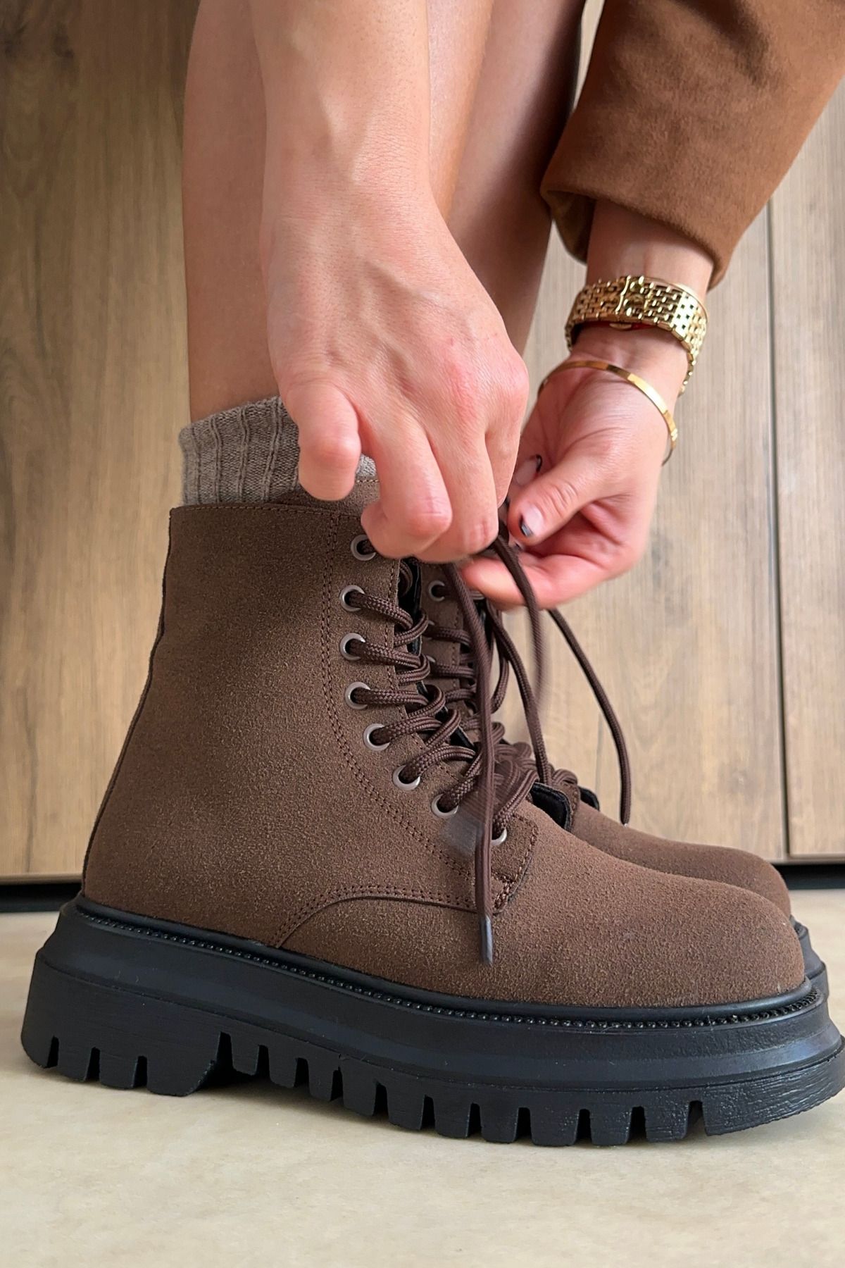 Mupa Shoes Kadın Bot KAHVE SÜET