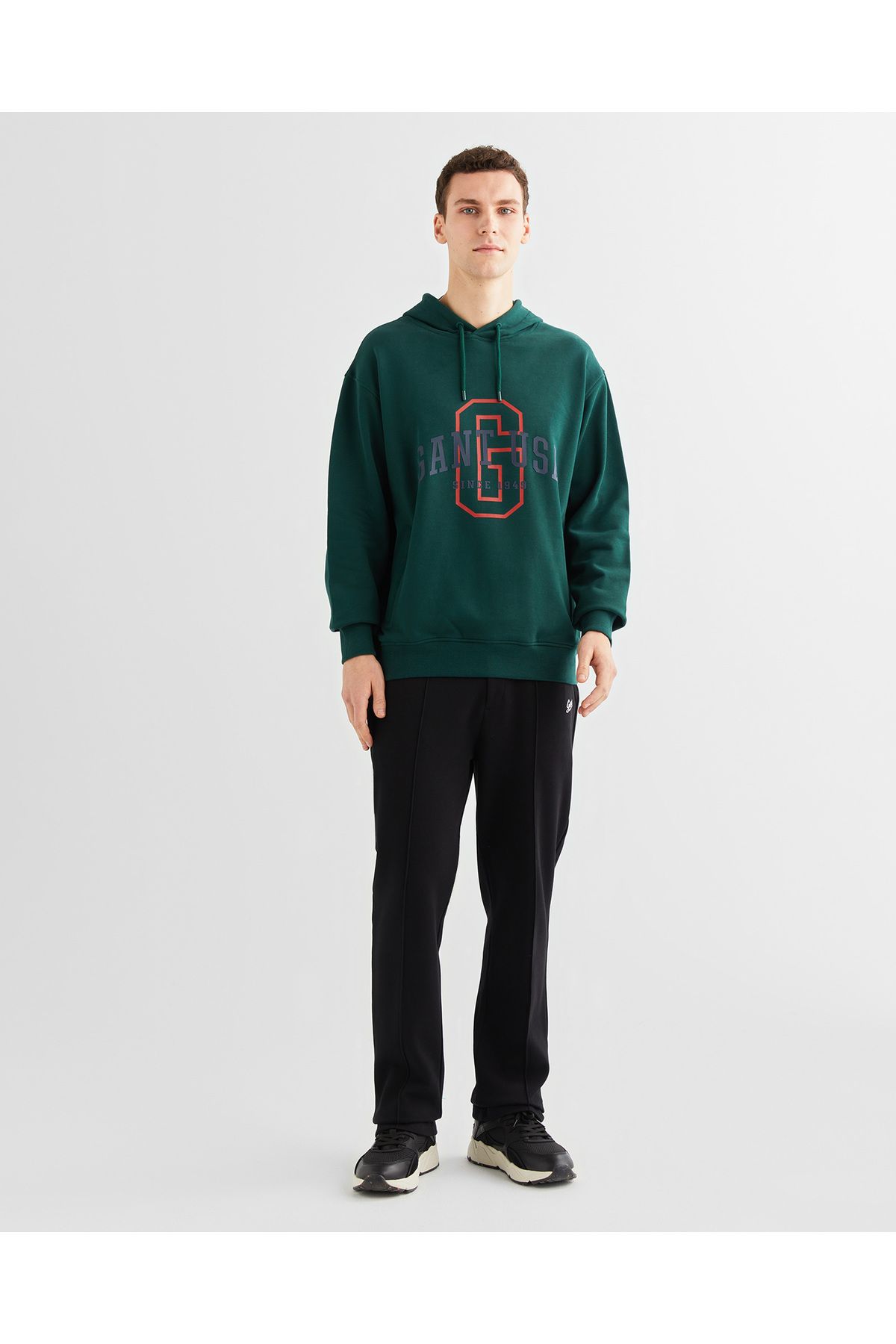 Gant Erkek Siyah Regular Fit Eşofman Altı