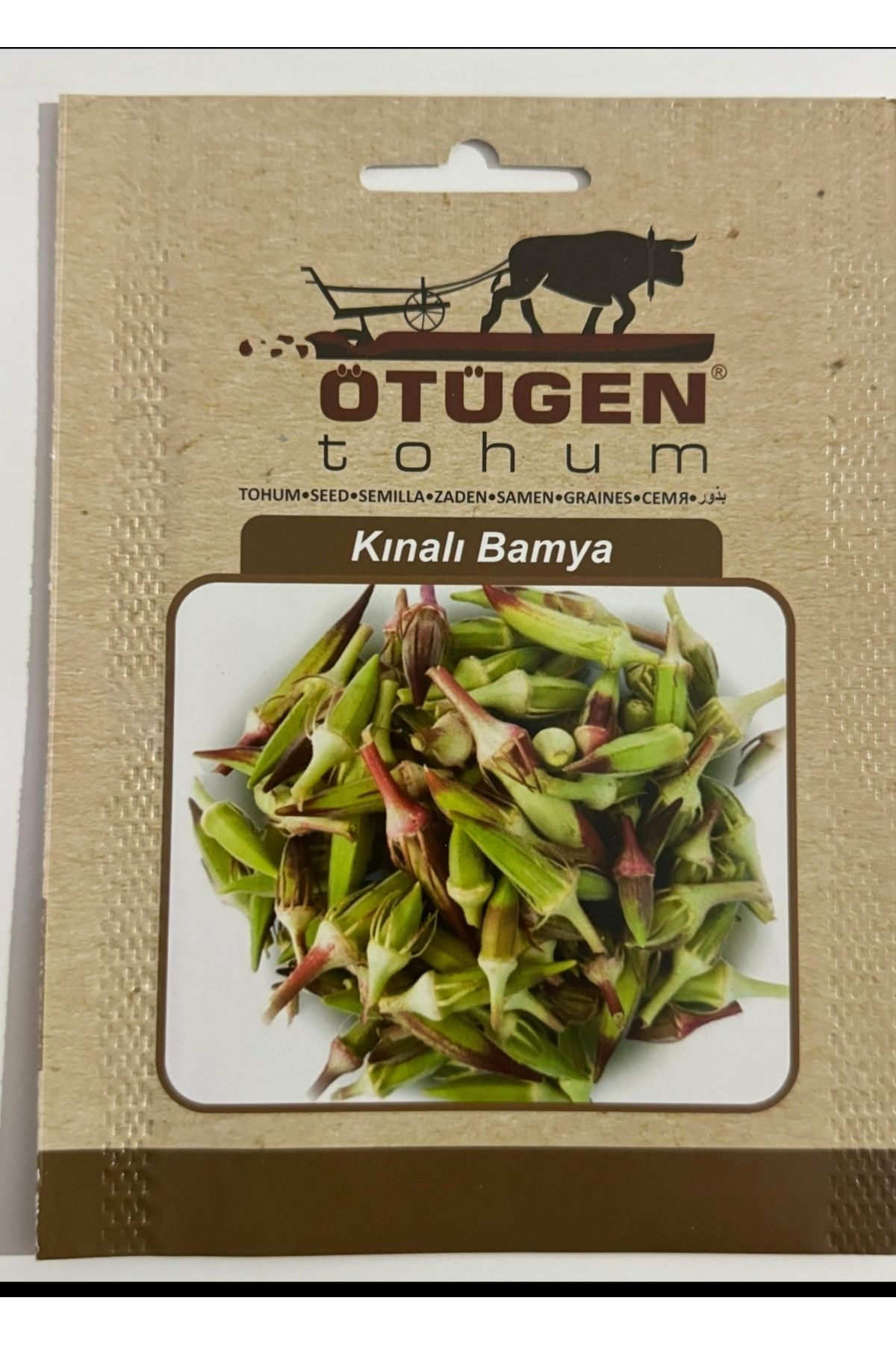Ötügen Kınalı bamya tohumu
