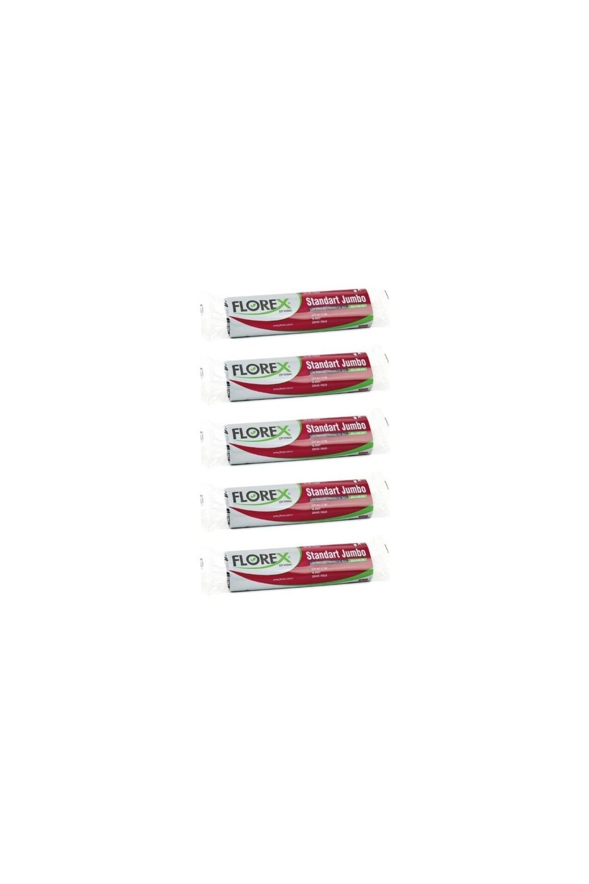 Florex Çöp Poşeti Standart Jumbo Boy 80x110cm 200gr 5 li Rulo