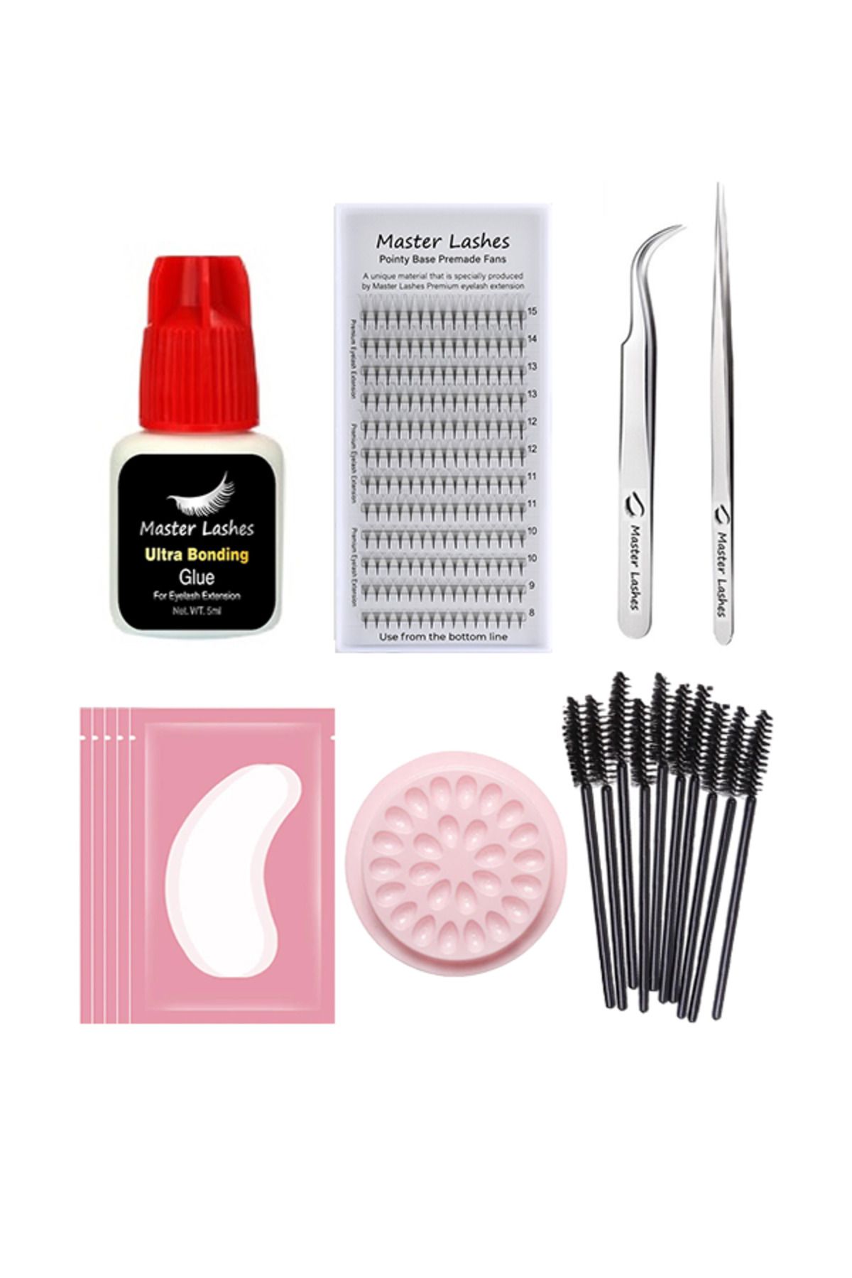 Master Lashes 6d 6 Boyutlu Mix Ipek Kirpik Mini Başlangıç Seti