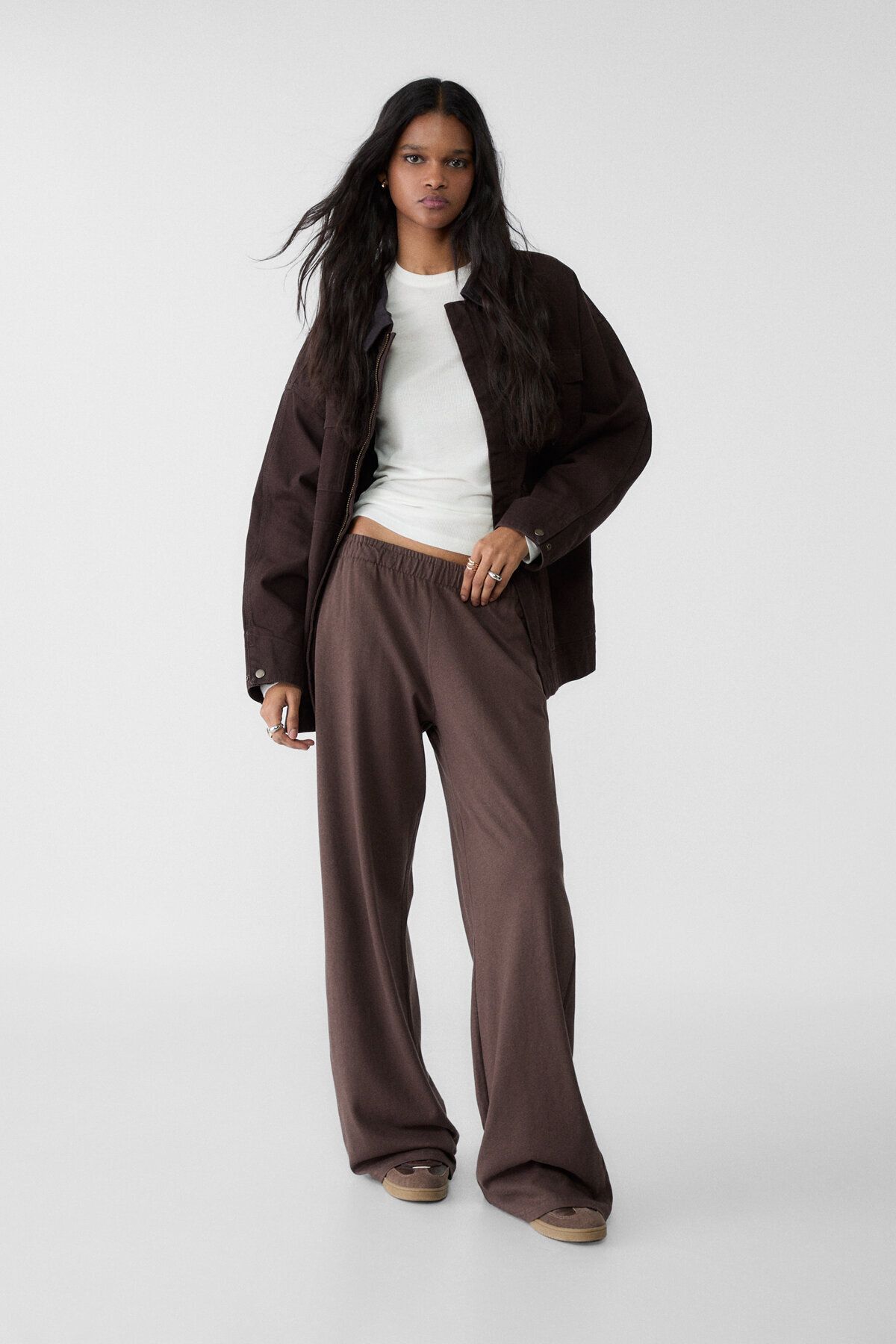 Stradivarius Geniş paça pantolon