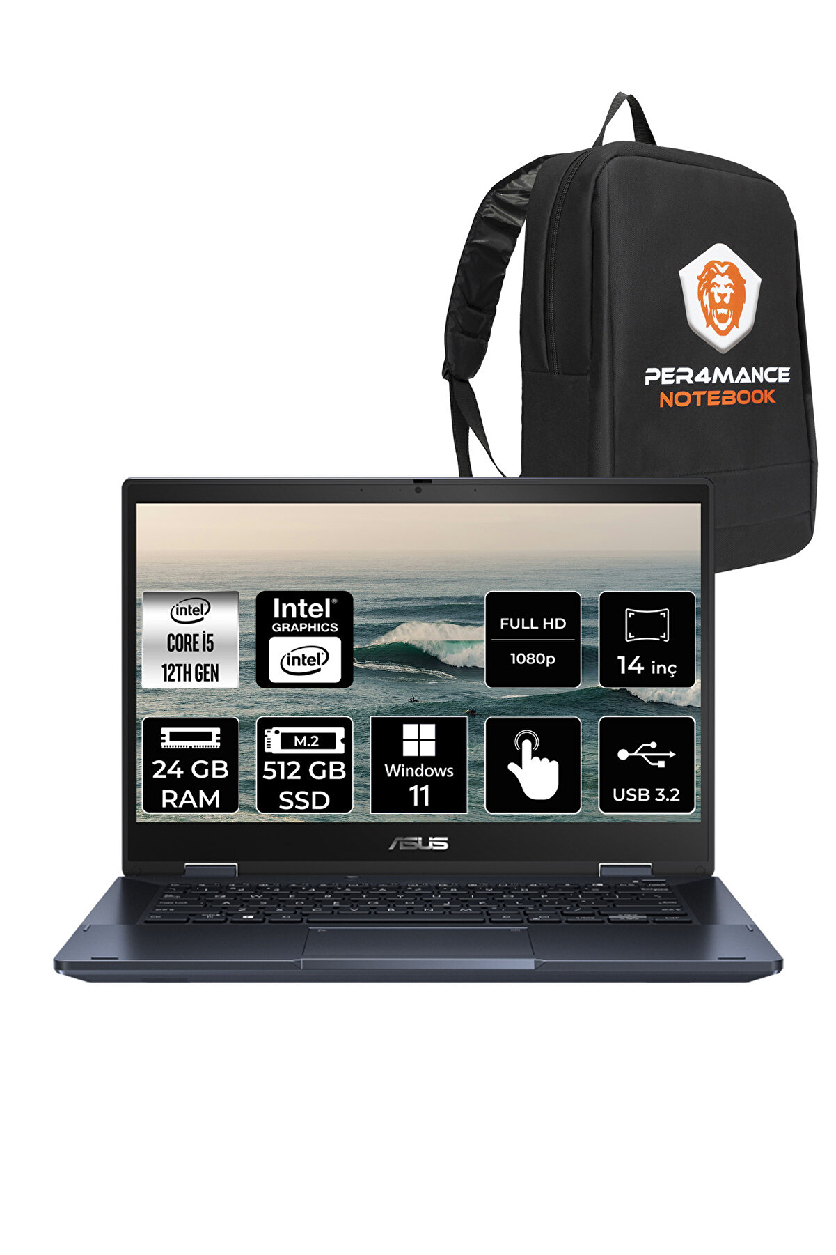 Expertbook B3 Flip i5 1235U 24GB RAM 512GB SSD 14