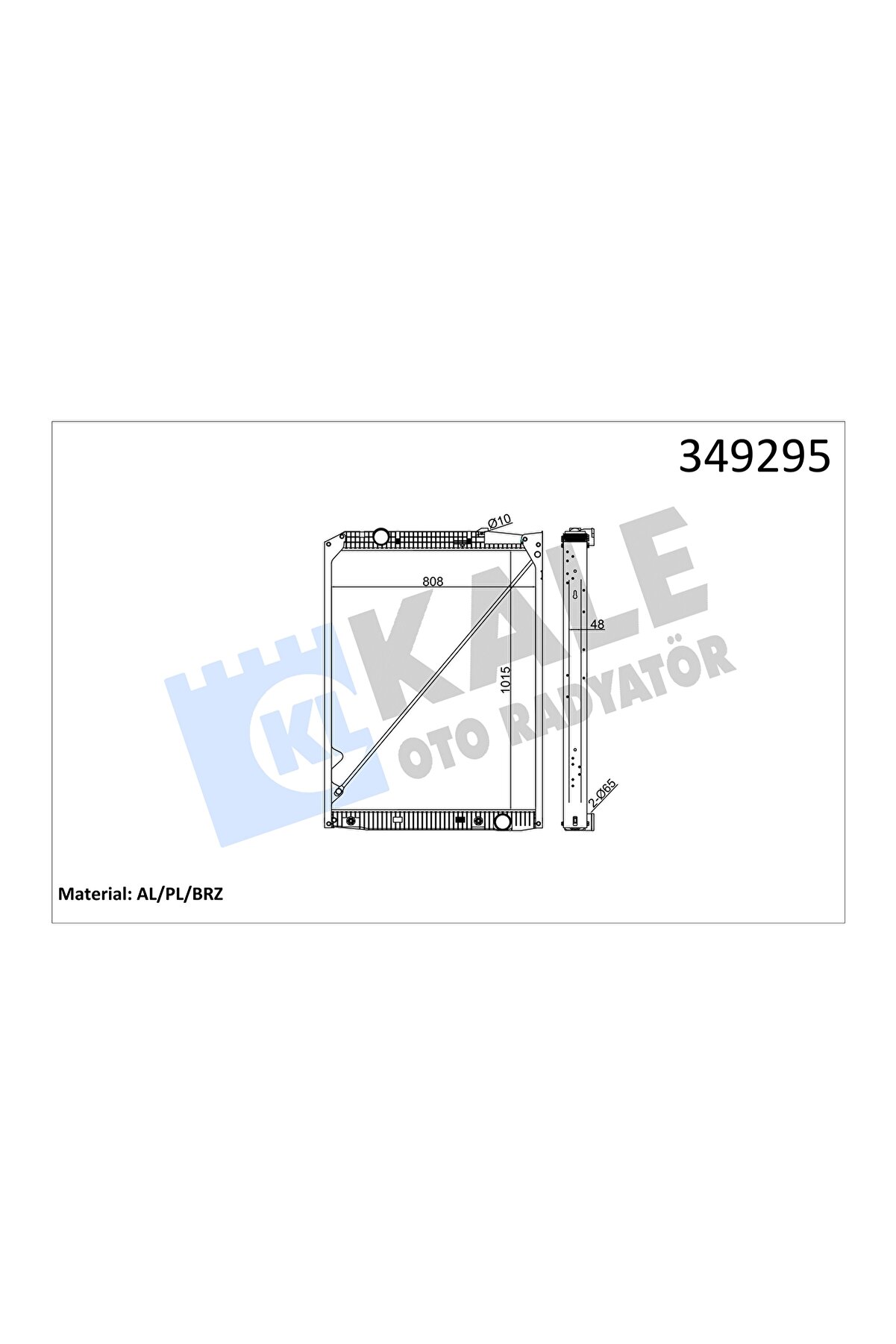 SU RADYATORU ACTROS 96 / 02 , ACTROS MP2/MP3 03 / (AT) (CERCEVELI)