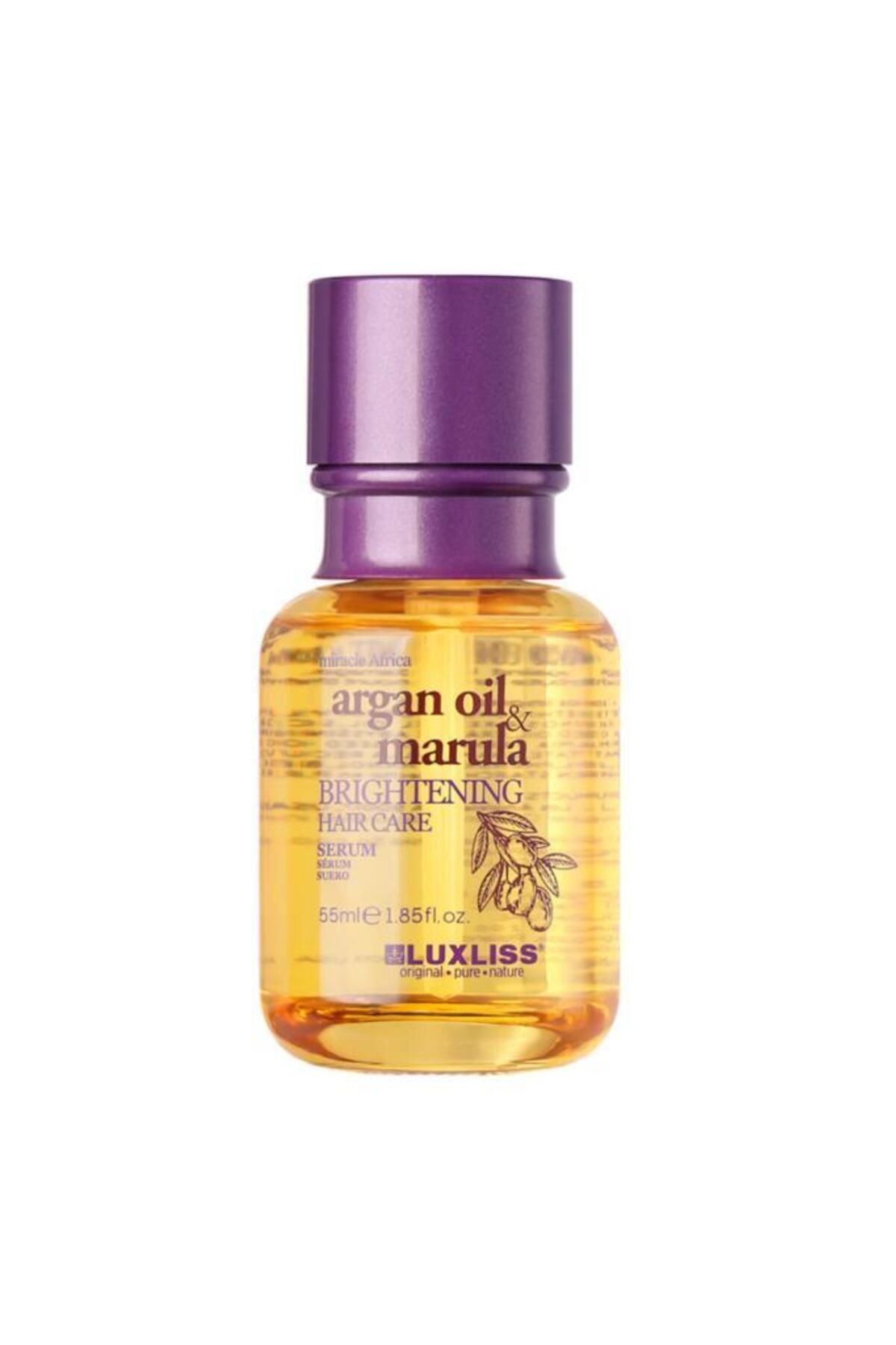 Luxlıss Argan Oil Marula Brightening Hair Care Serum 55 ml