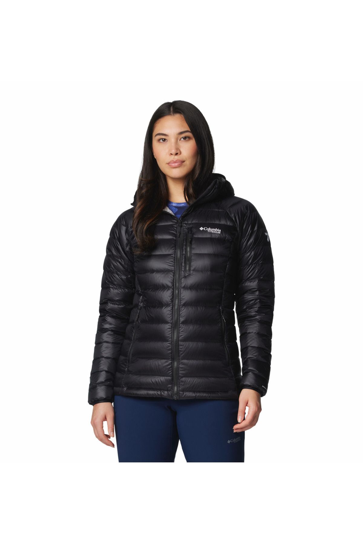 Columbia Arctic Crest Down Kapüşonlu Kadın Kaz Tüyü Mont