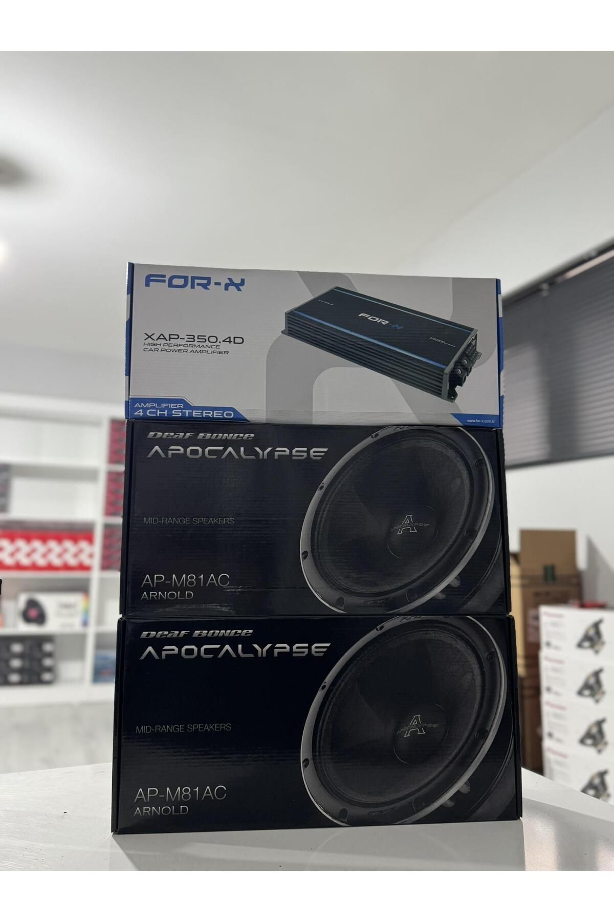 APOCALYPSE M-81AC 20CM MİDRANGE SES SİSTEMİ PAKETİ