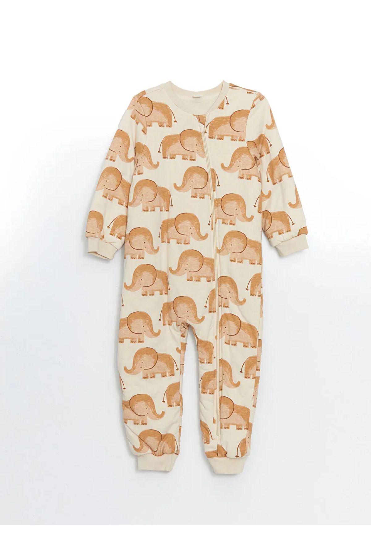 LC Waikiki LCW baby Bej 1 Tog Baskılı Erkek Bebek Uyku Tulumu