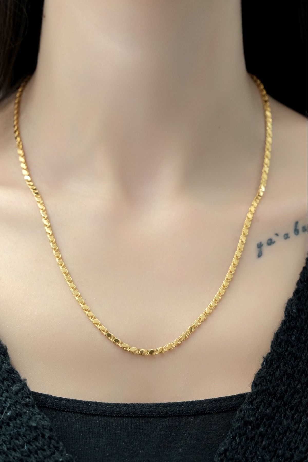 aytekgold Pullu Zincir 14 Ayar