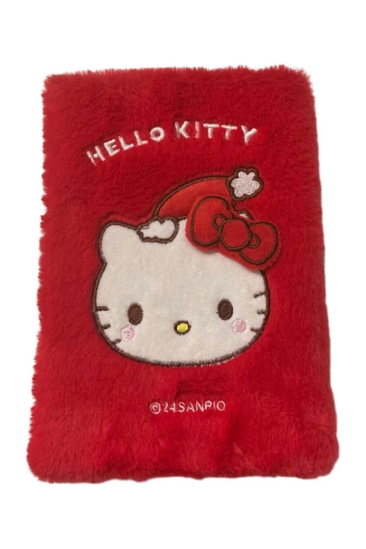 Miniso Sanrio Lisanslı Yılbaşı Koleksiyonu A5 İşlemeli Peluş Defter
