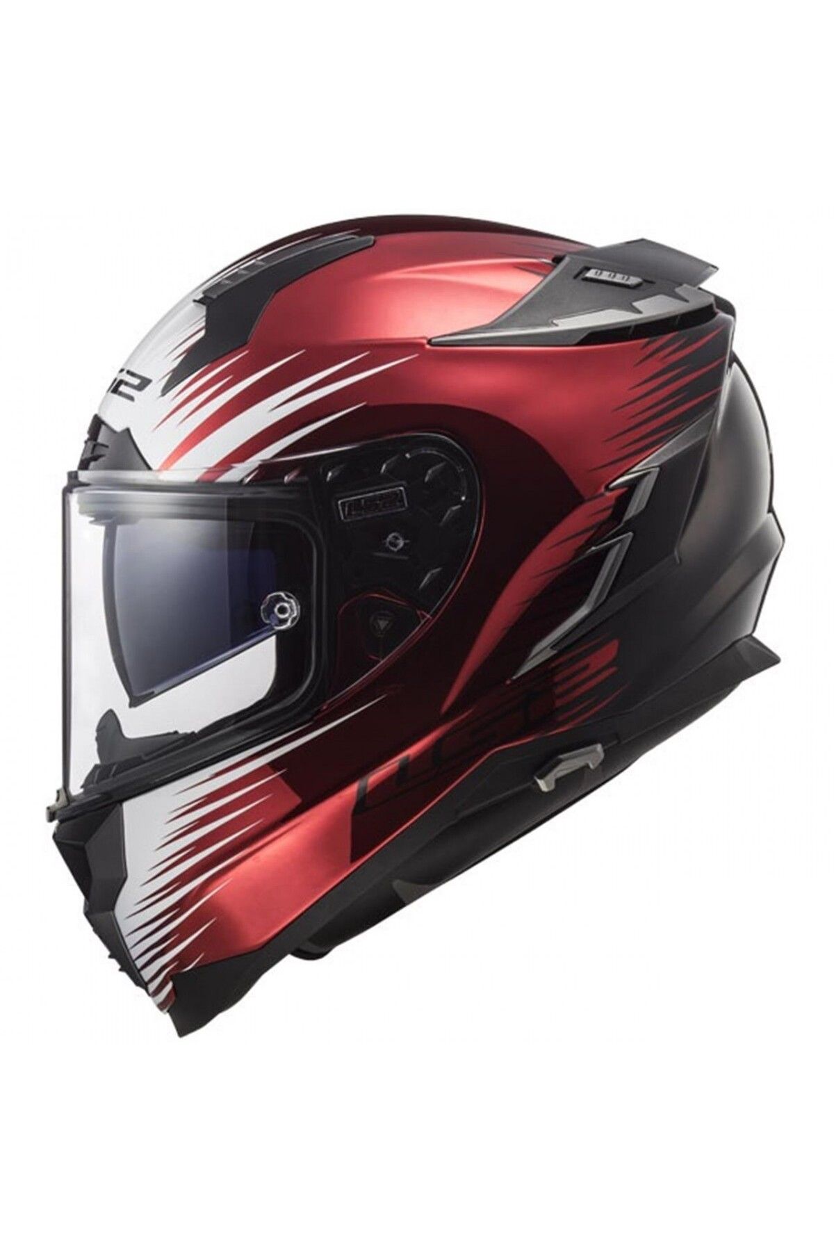 LS2 Challenger Magic Kask Wineberry