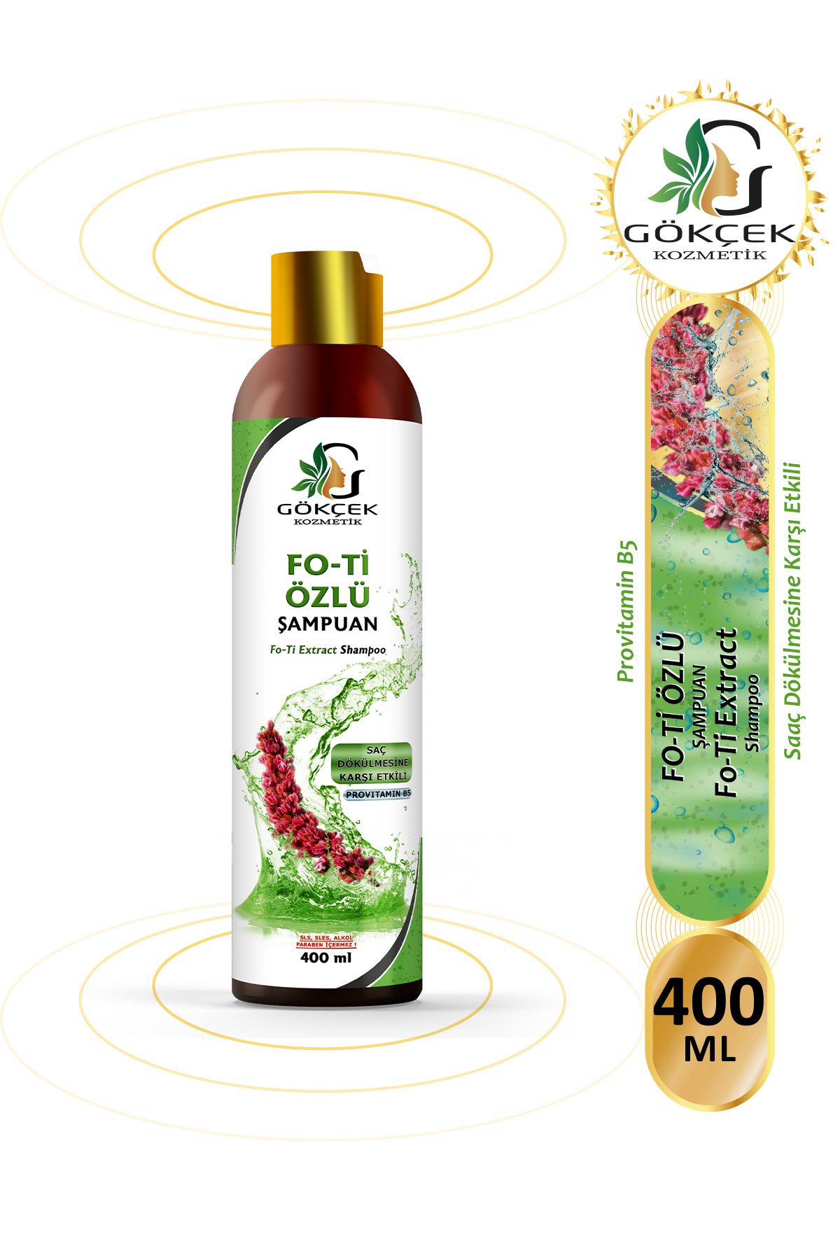 Gökçek Şifa Fo-ti Şampuan 400ml
