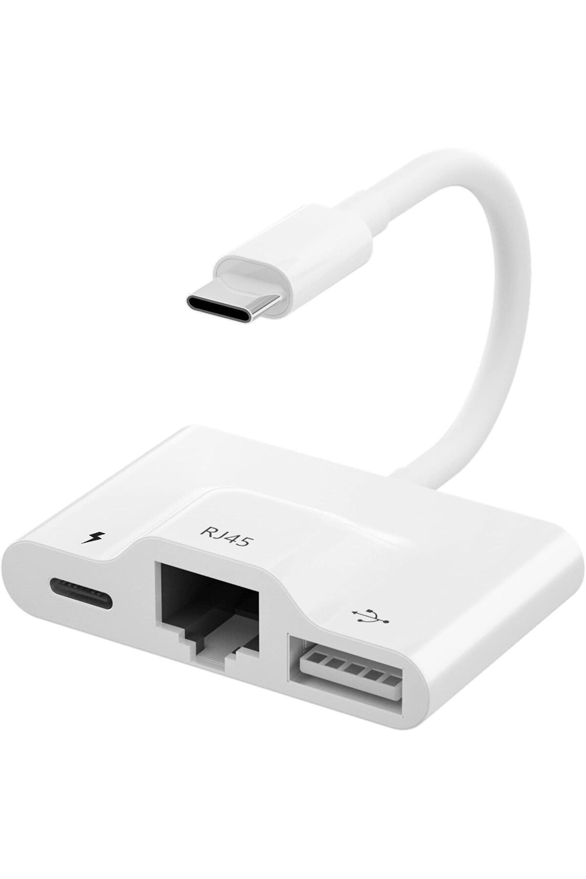 Kyrotech Type-c Ethernet Adaptörü Usb Pc Usb Windows XP MAC OS Linux Vista 7 8 10 11 MacBook Samsung Uyumlu