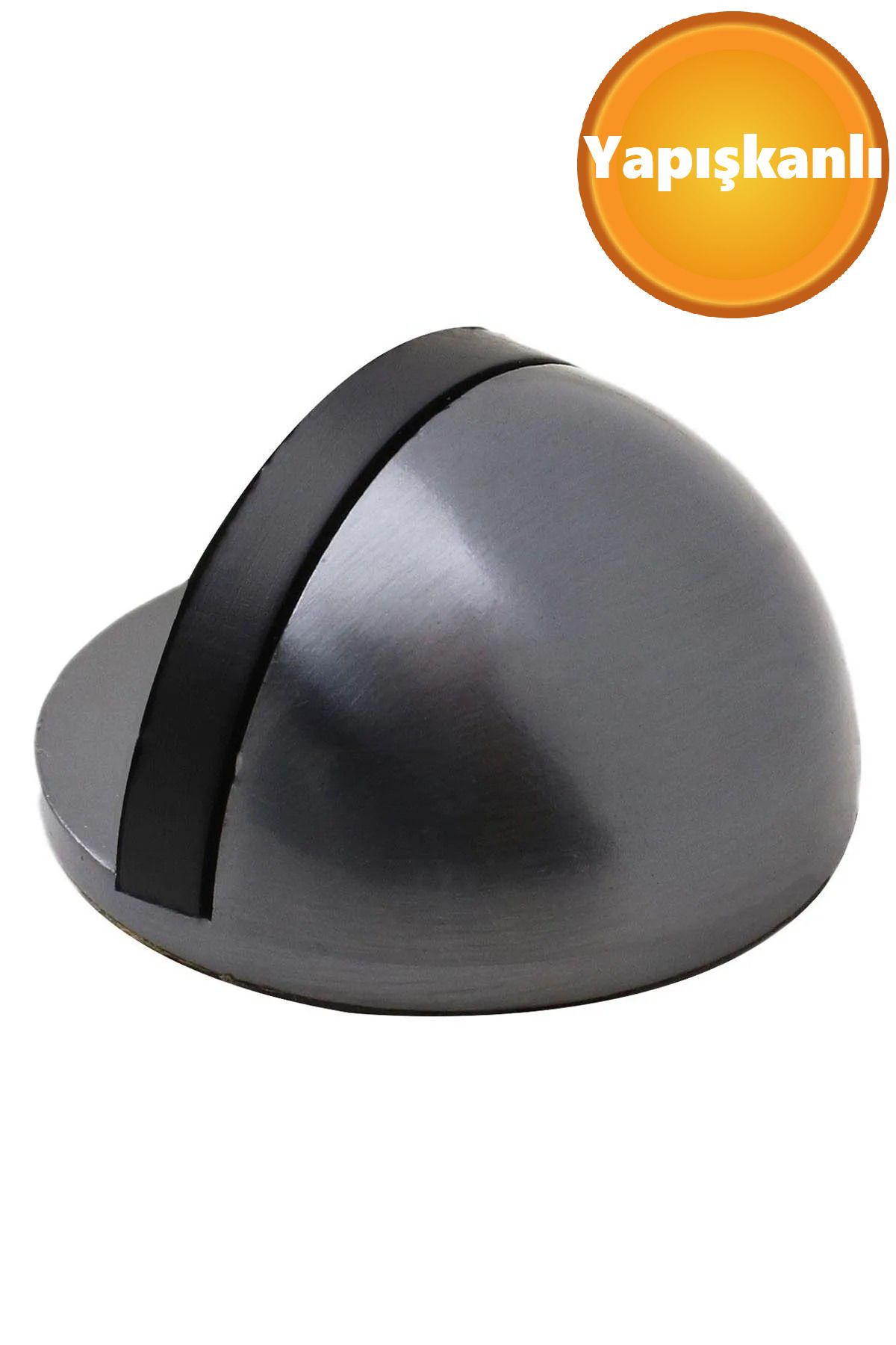 nublado Yarımay Yapışkanlı Kapı Kolu Stoperi Tutacağı Metal Kapı Stopu Durdurucu Tutucu Tamponu Satine Füme