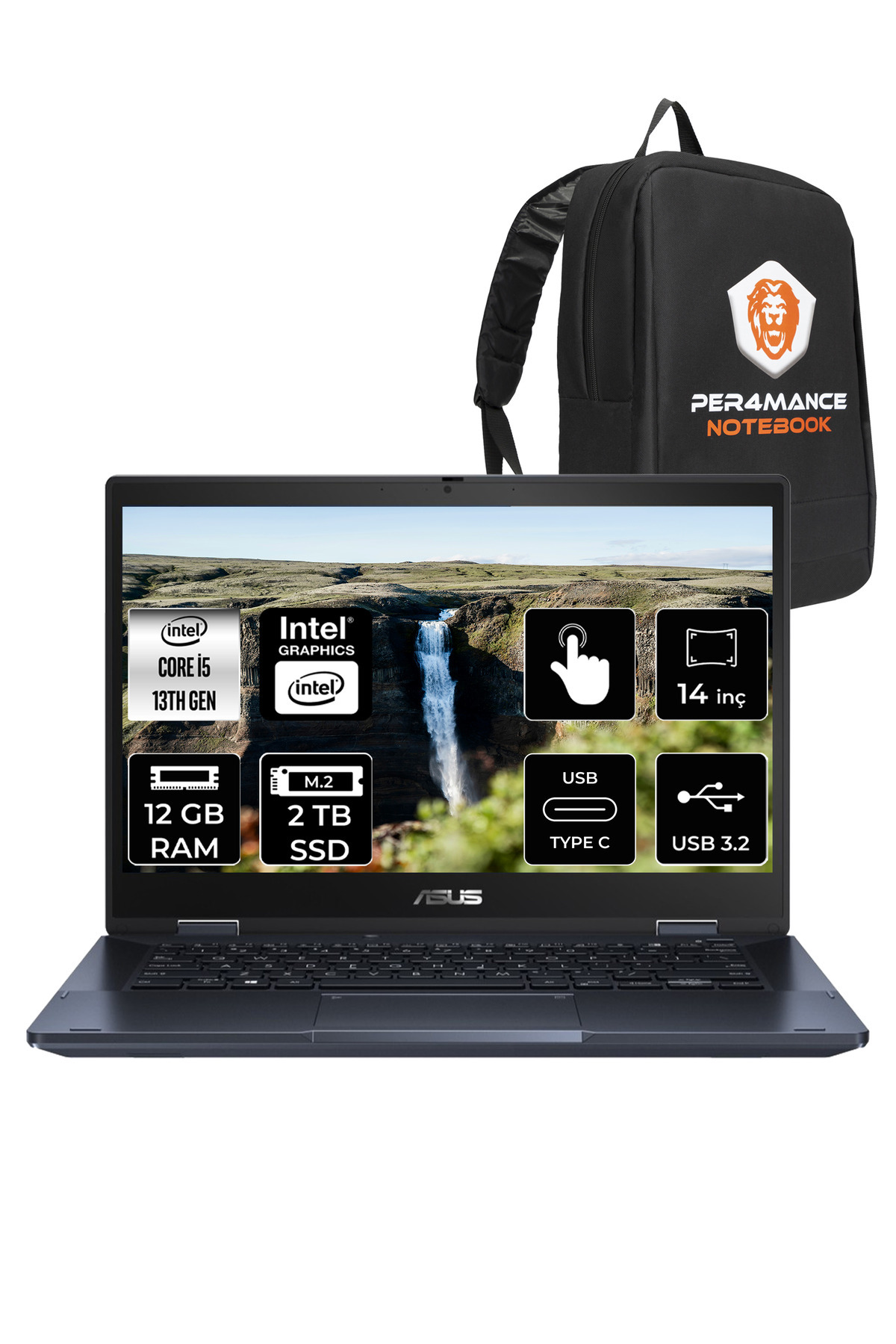 Expertbook B3 Flip i5 1335U 12GB RAM 2TB SSD 14