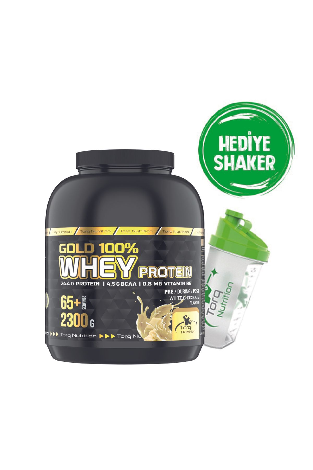 Torq Nutrition Gold Whey Protein Beyaz Çikolata Aromalı 2300 gr